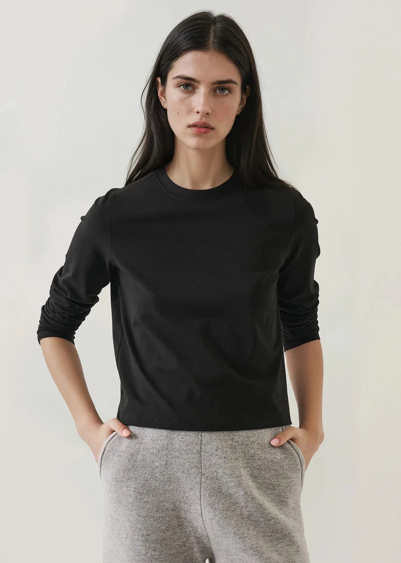 Pima Cotton Stretch Long Sleeve Baby T-Shirt
