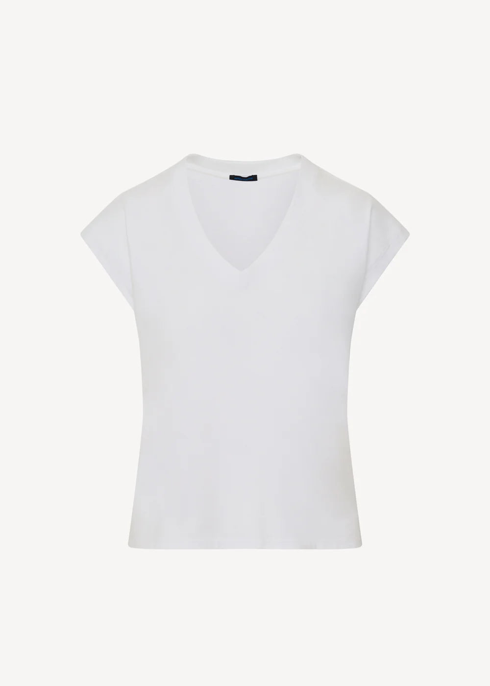 Pima Cotton Stretch Dolman V-Neck T-Shirt