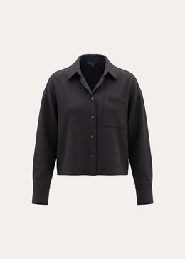 Brushed French Terry Boxy Shirt