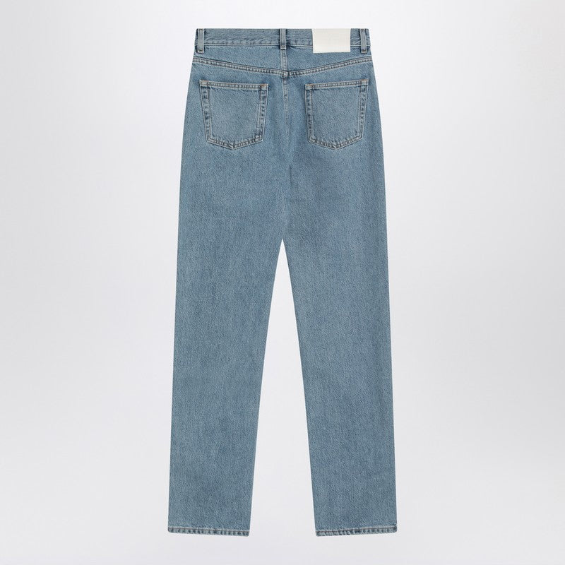 Loulou Studio Straight jeans Wular blue