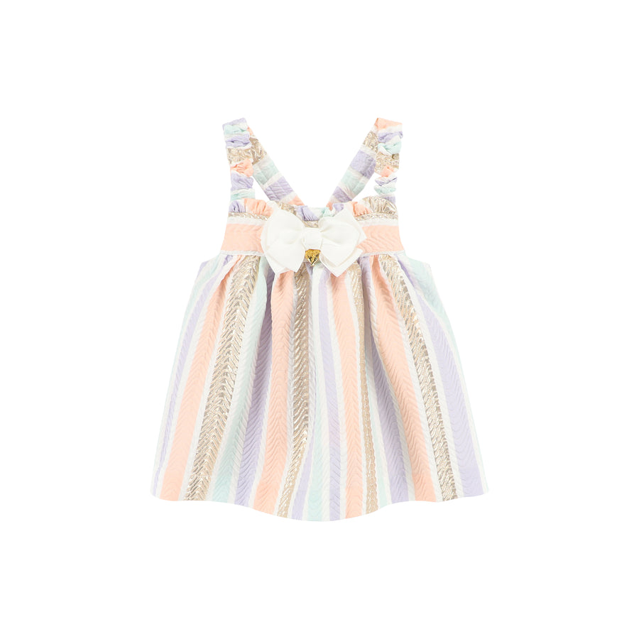 Wave Stripe Jacquard Top Gold Multi