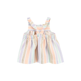 Wave Stripe Jacquard Top Gold Multi