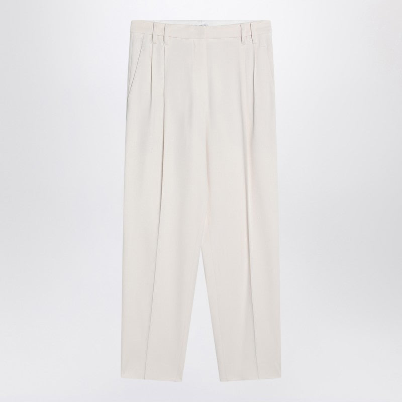 Brunello Cucinelli Ivory trousers in viscose