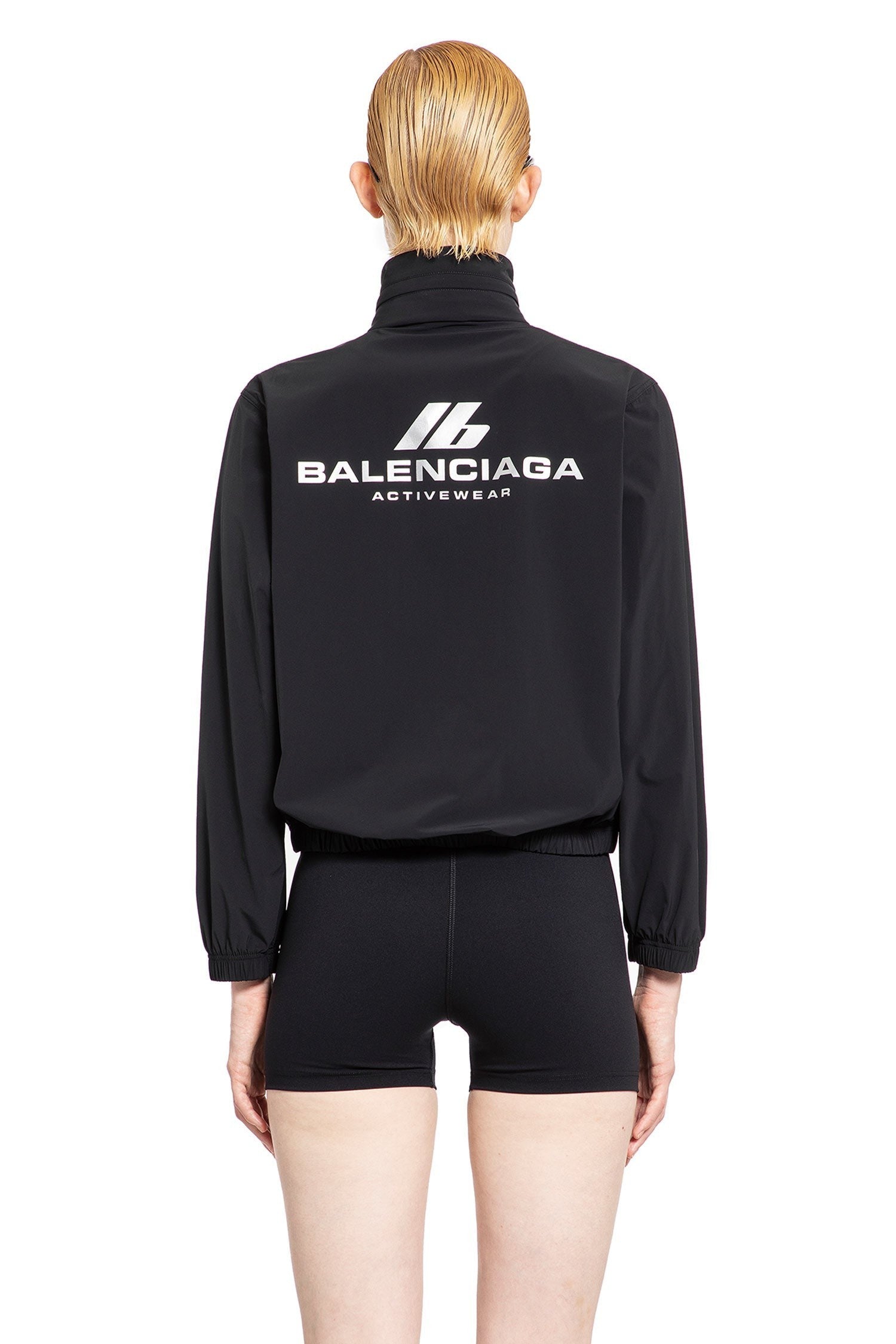 Activewear Shrunk Windbreake In Stretch Nylon