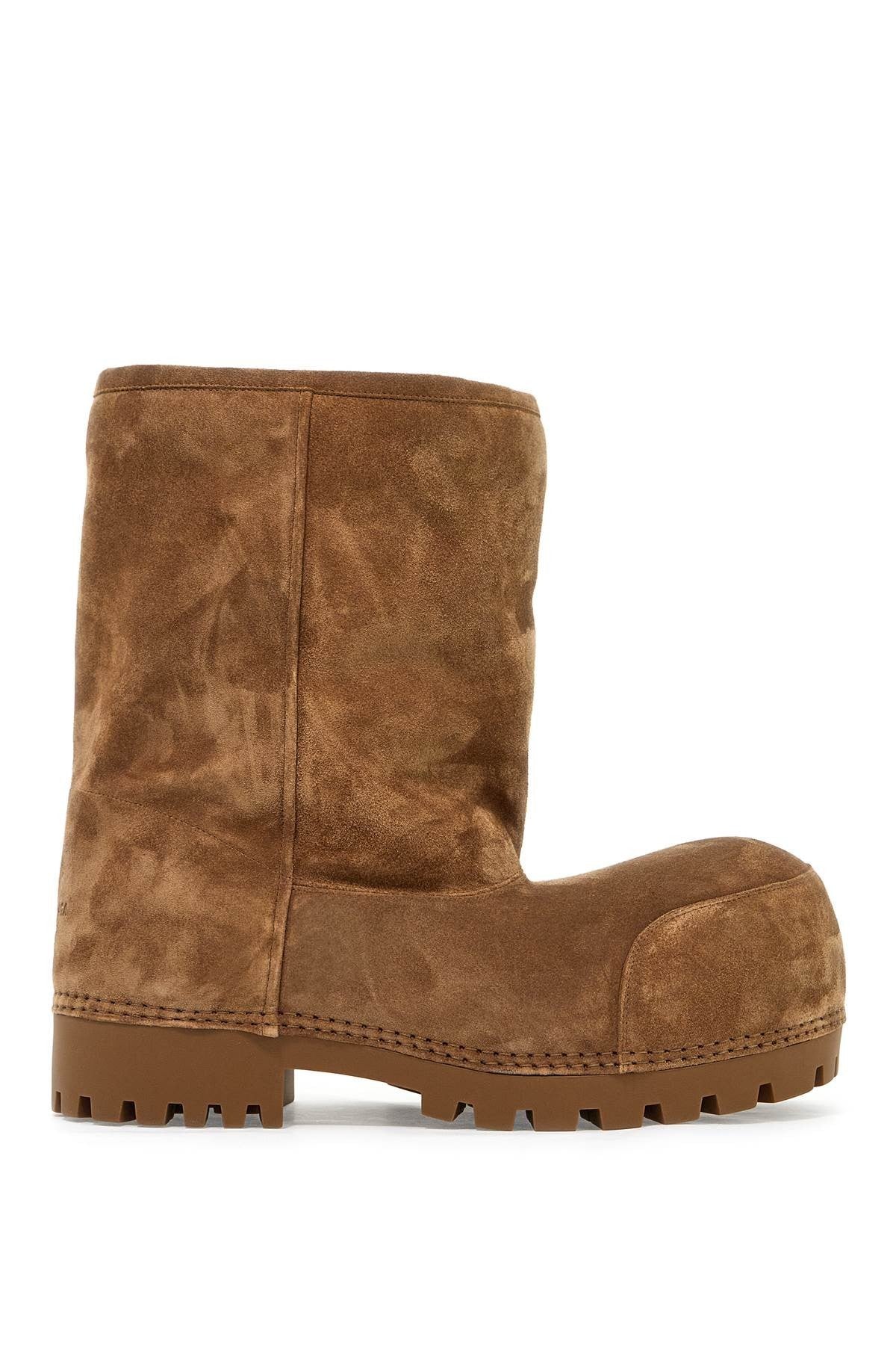 'Alaska Suede Leather Fur Snow