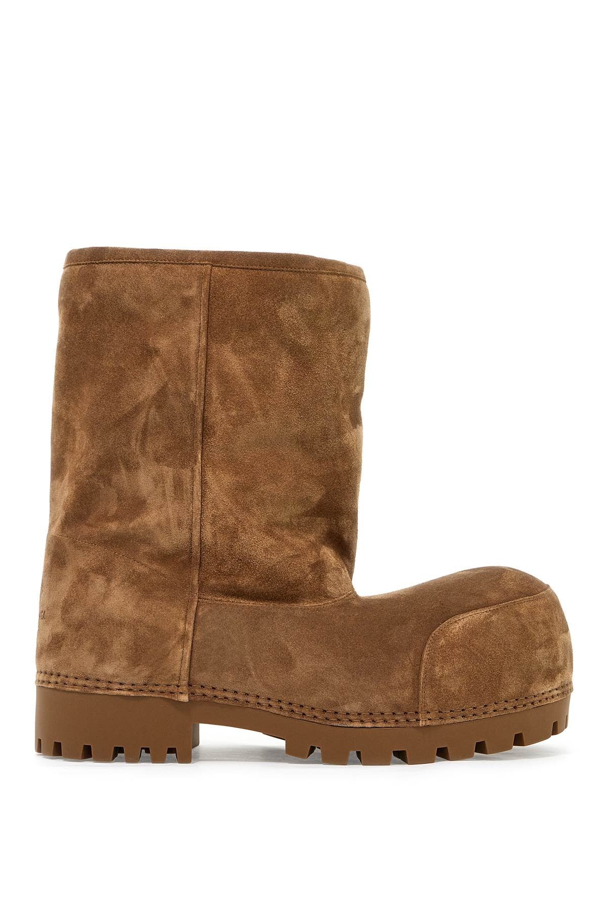 'Alaska Suede Leather Fur Snow