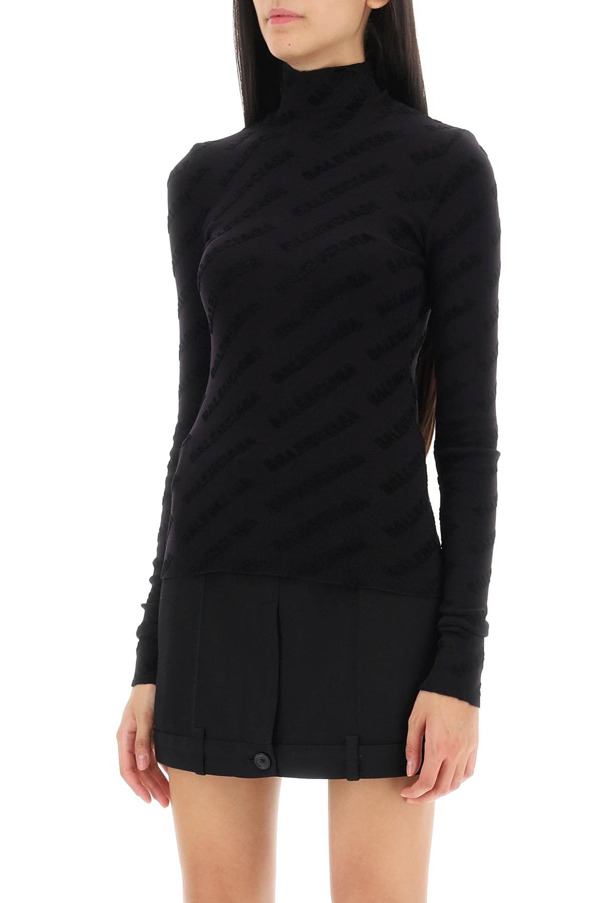 Allover Velvet Logo Top