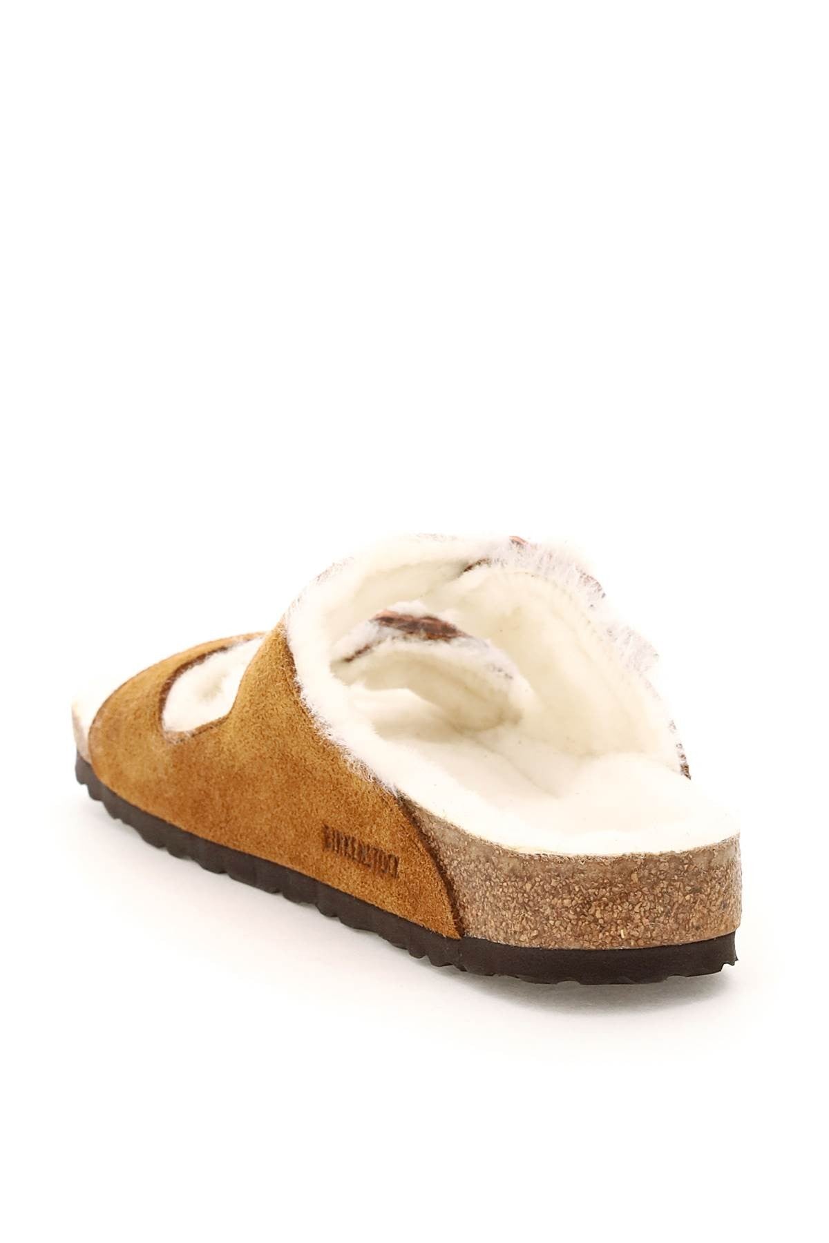 arizona shearling mules narrow fit