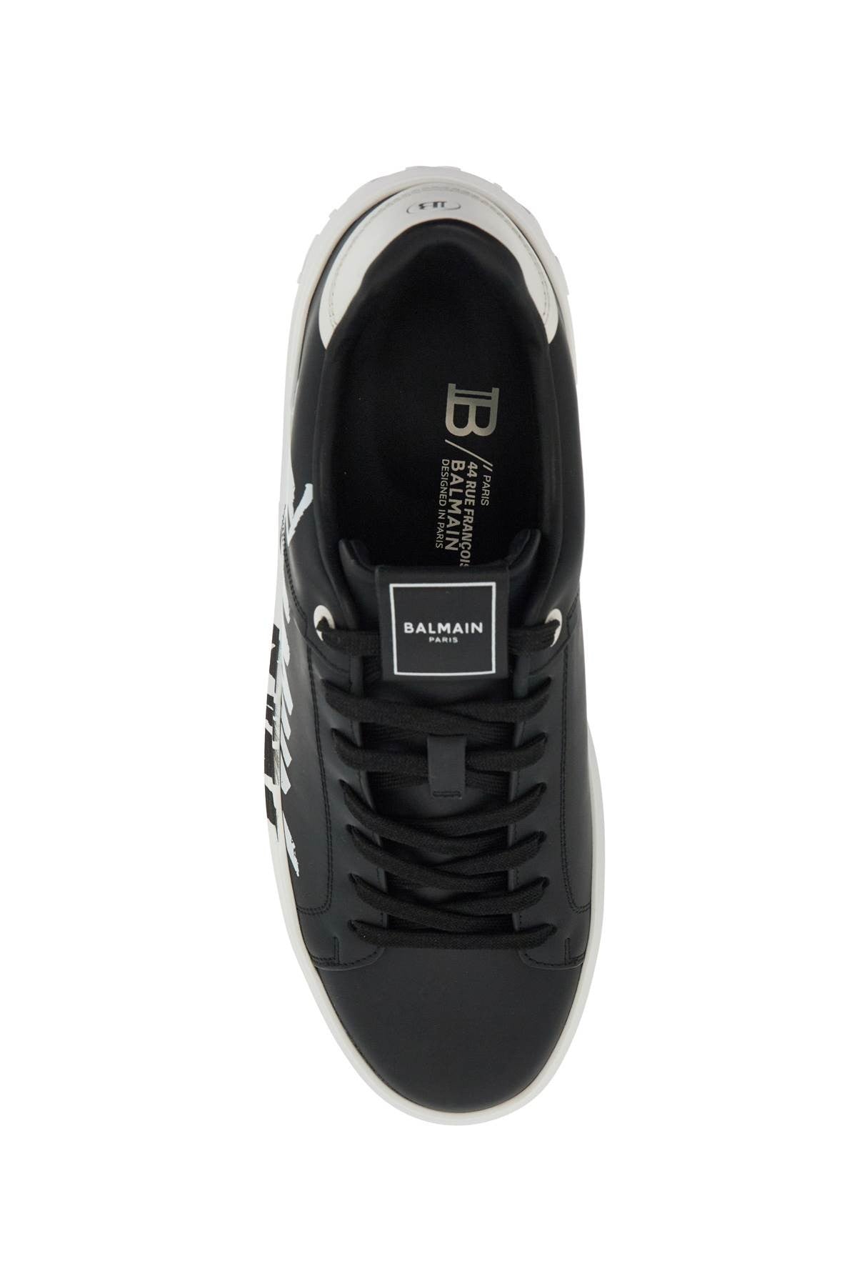 b-court logo print sneakers with