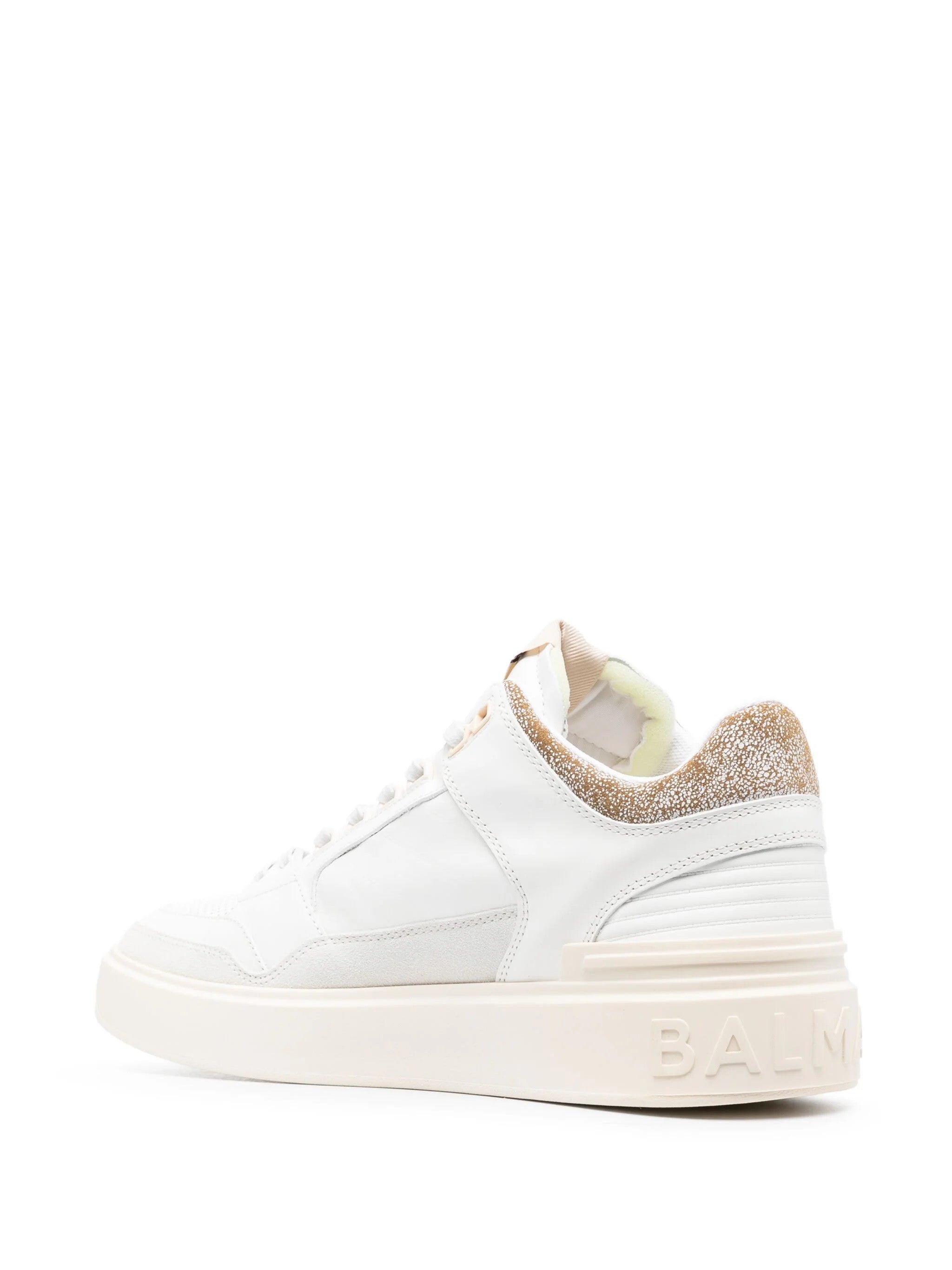 B Court Mid Top-Calfskin&Suede