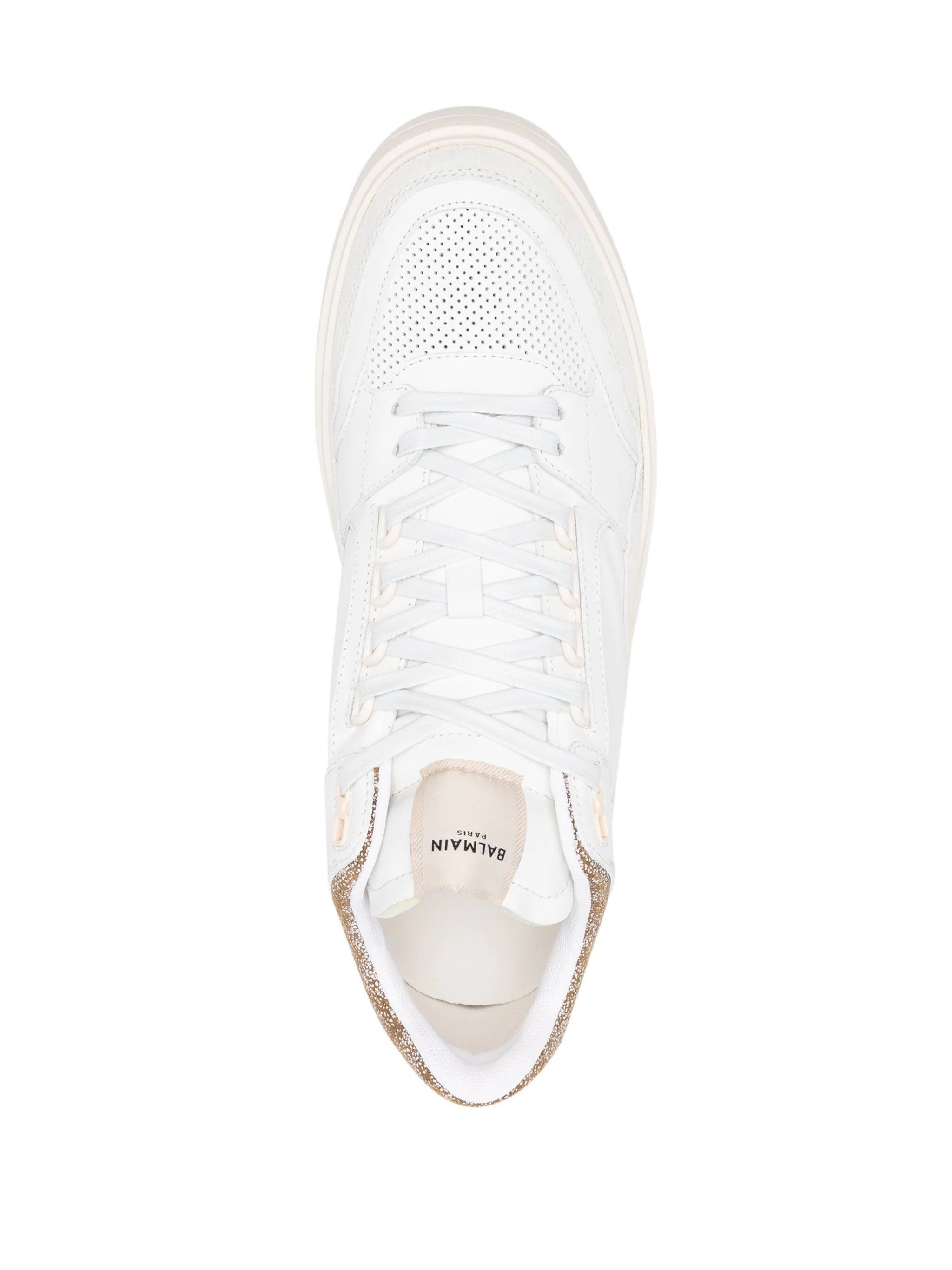 B Court Mid Top-Calfskin&Suede