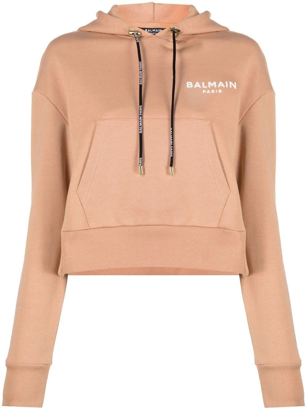 Balmain Flock Detail Hoodie