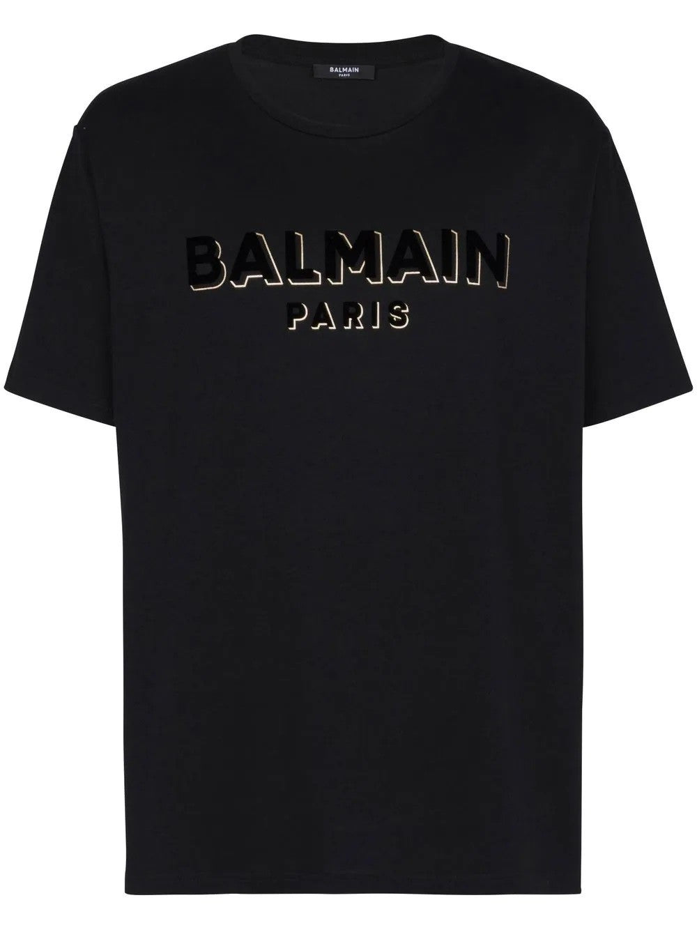Balmain Flock & Foil T-Shirt