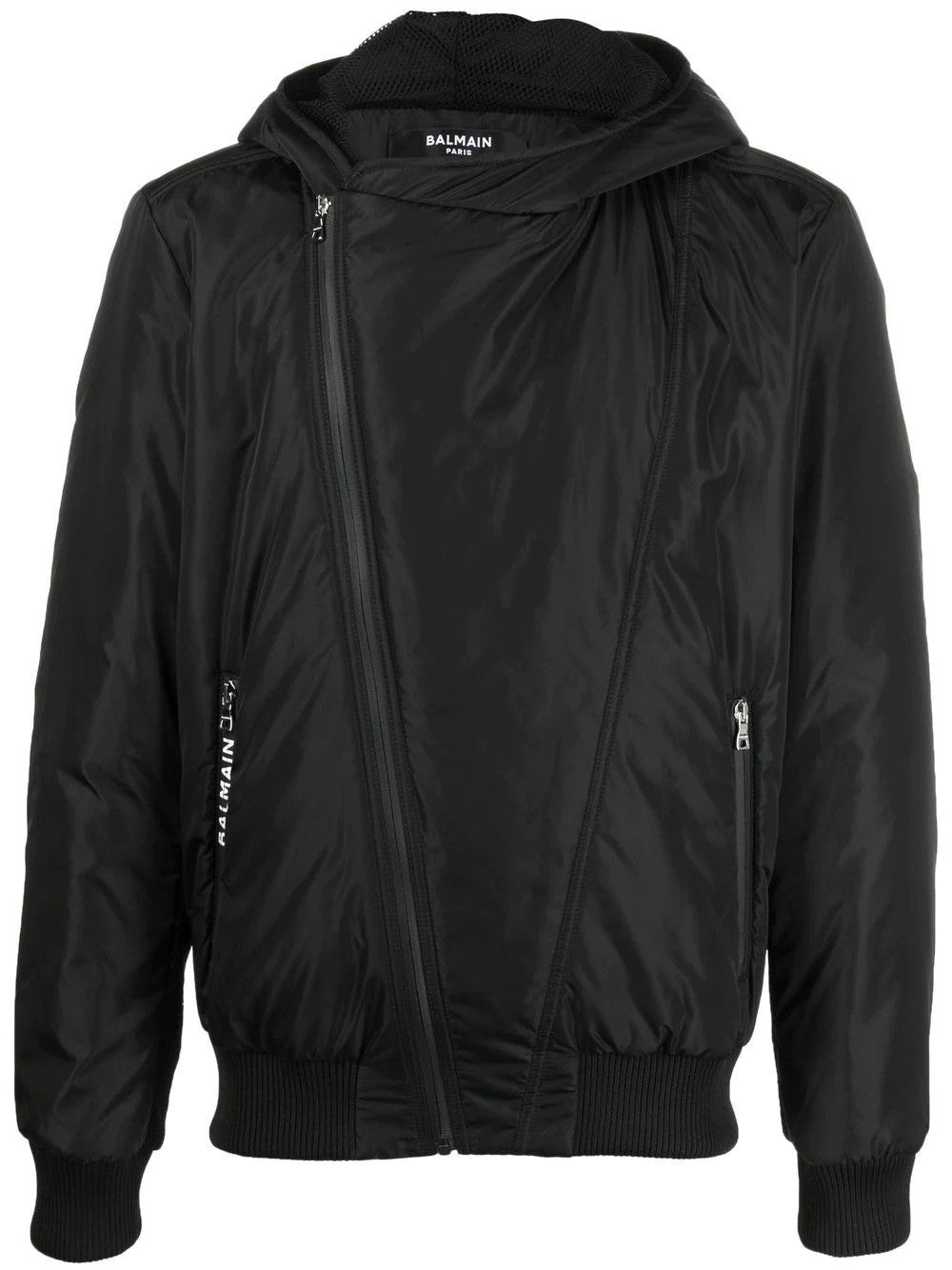 Balmain Zipped Hooded Bomber