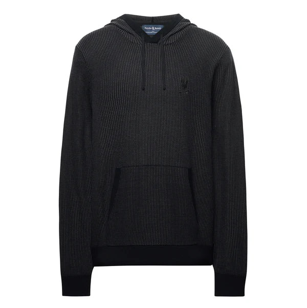 Psycho Bunny Banks Black Hoodie for Men