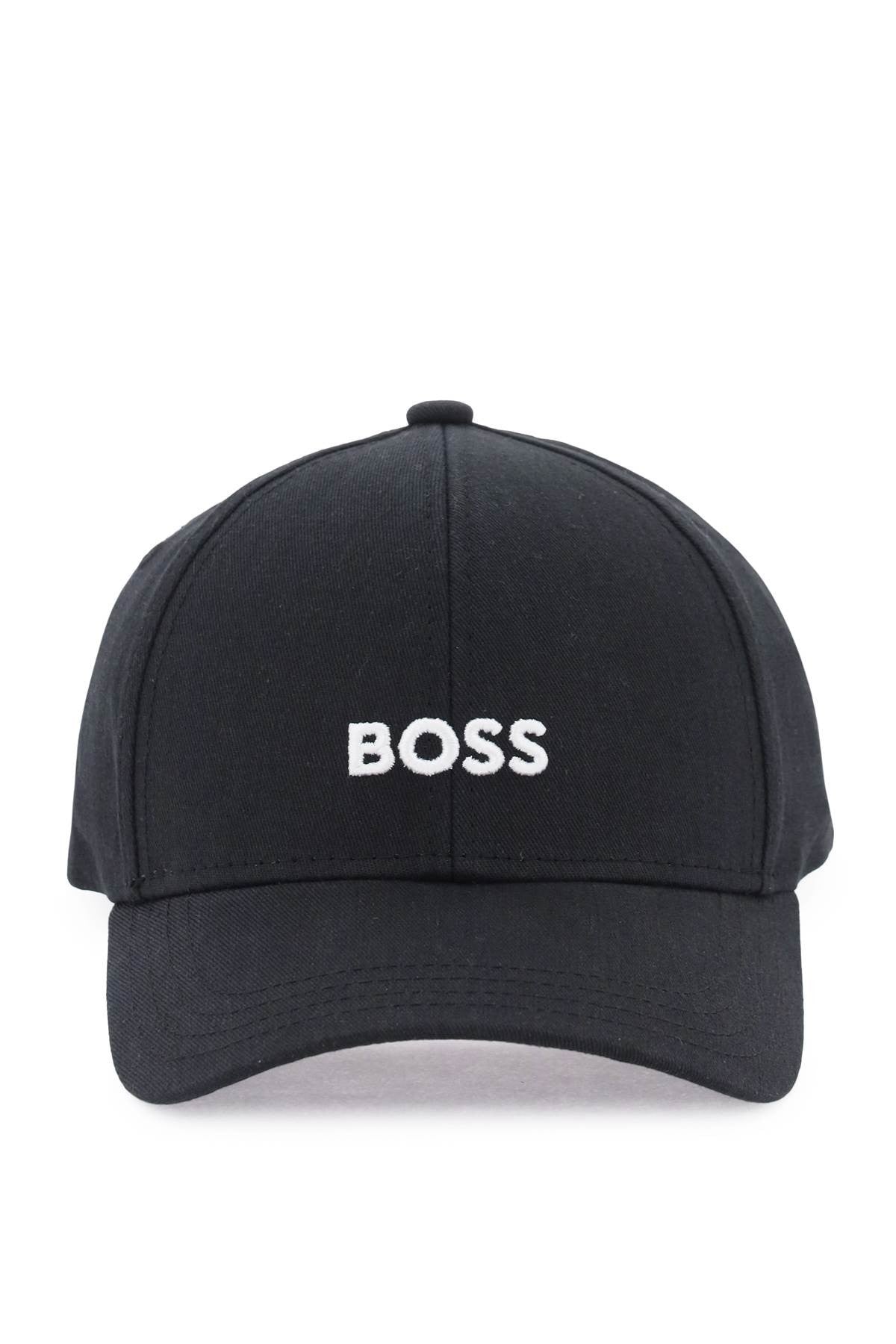 baseball cap with embroidered logo