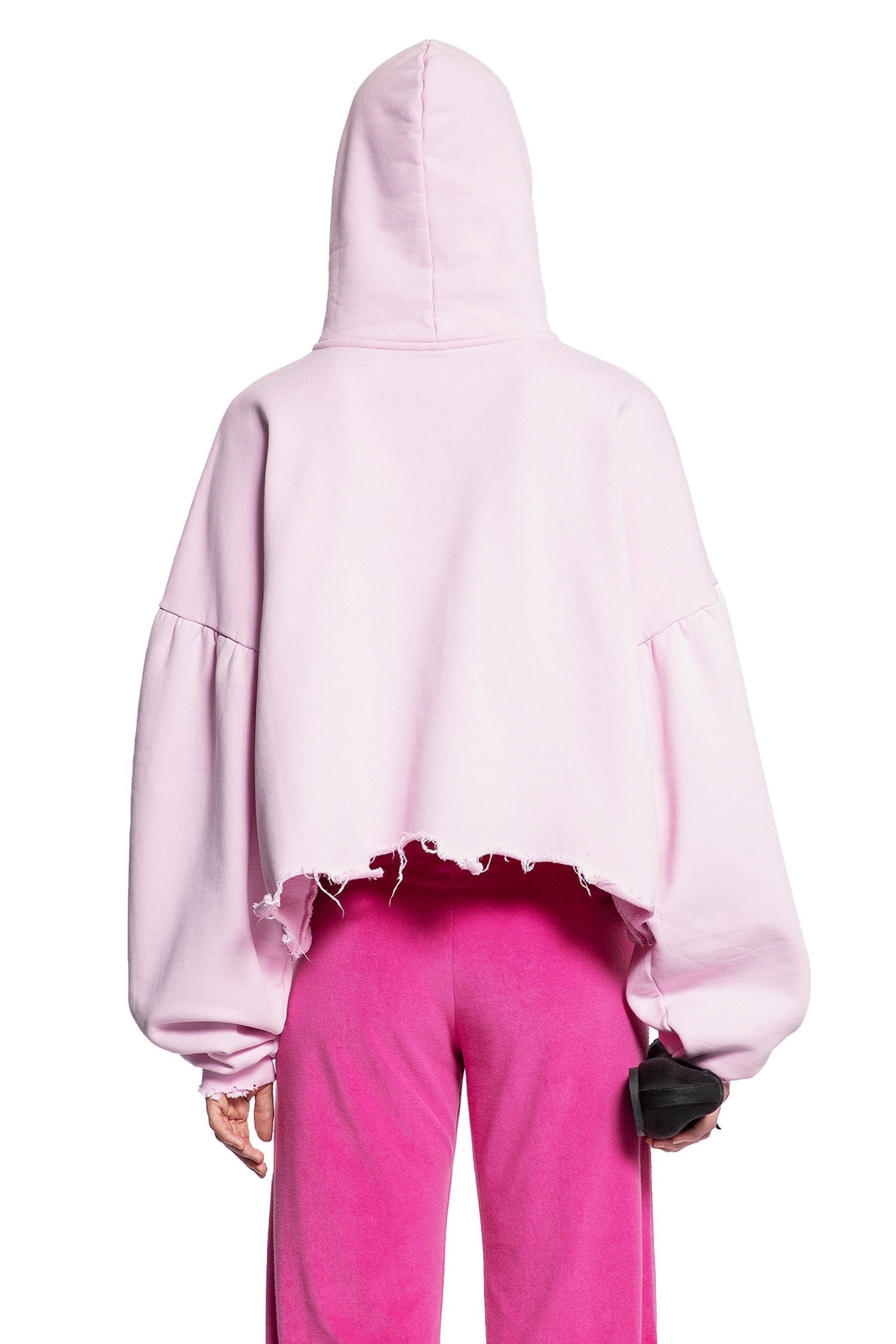 Bb Balenciaga Cropped Hoodie