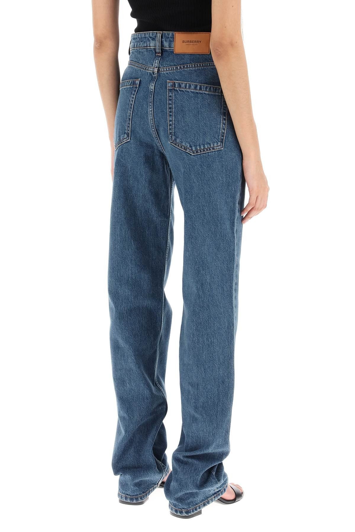 'Bergen' Loose Jeans With Straight Cut