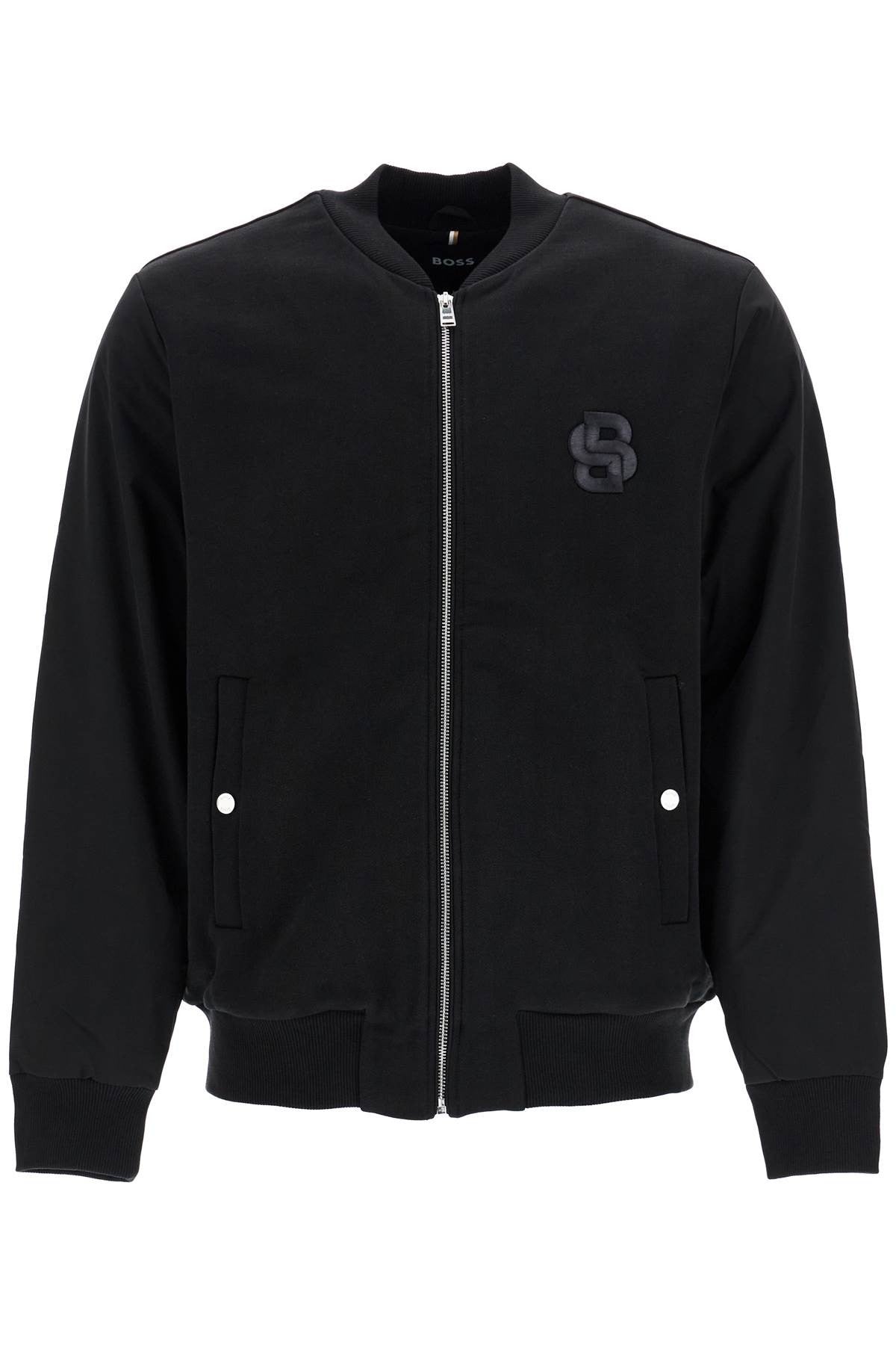 black zip bomber sweatshirt c-salieri 23