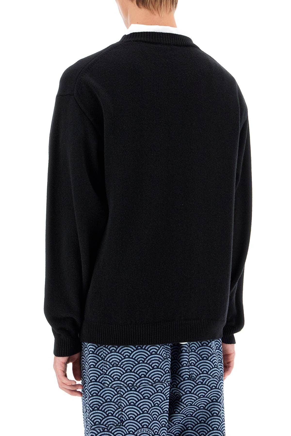 "Boke Flower Wool Pullover