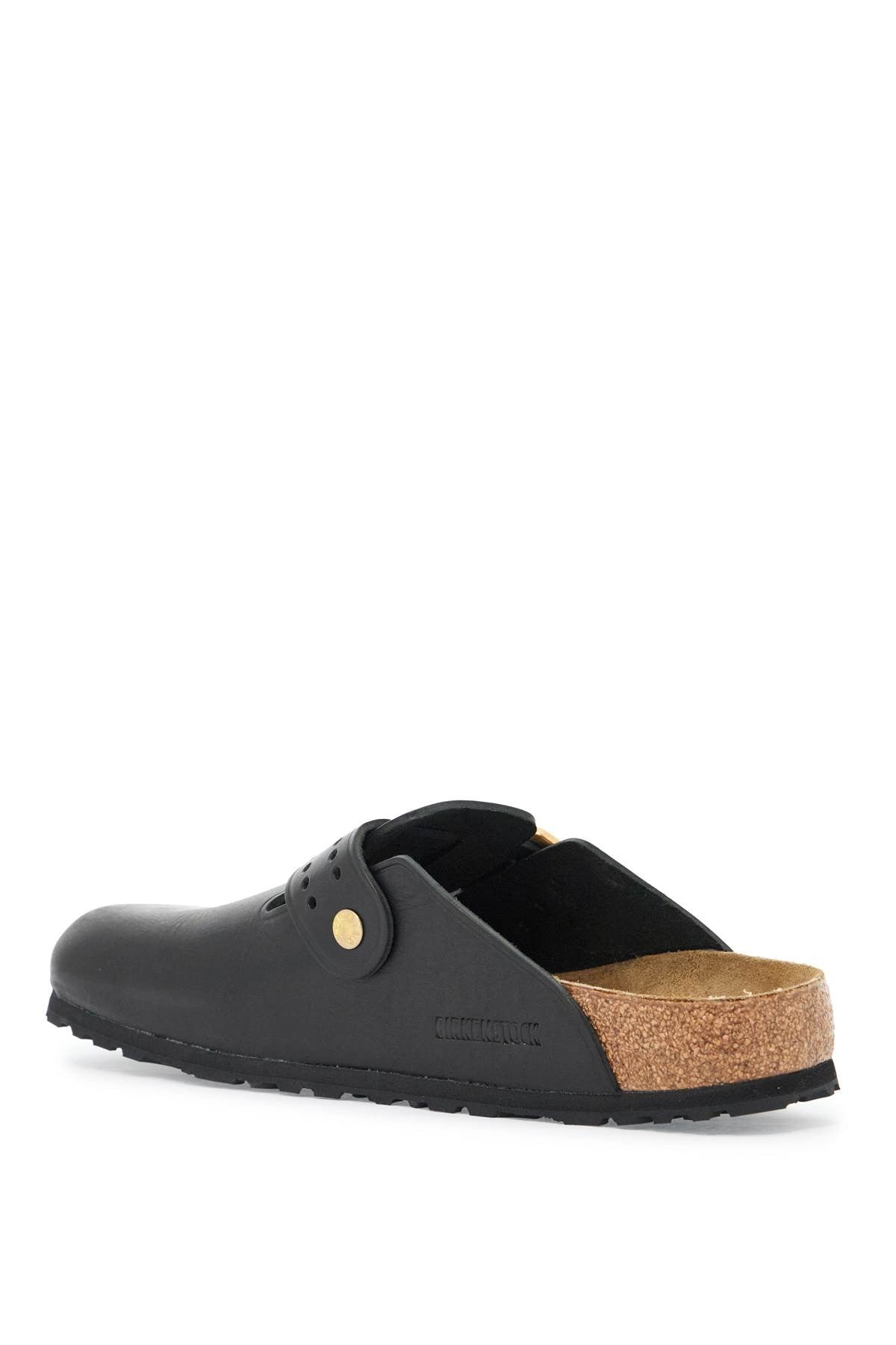 boston bold leather clog with sab