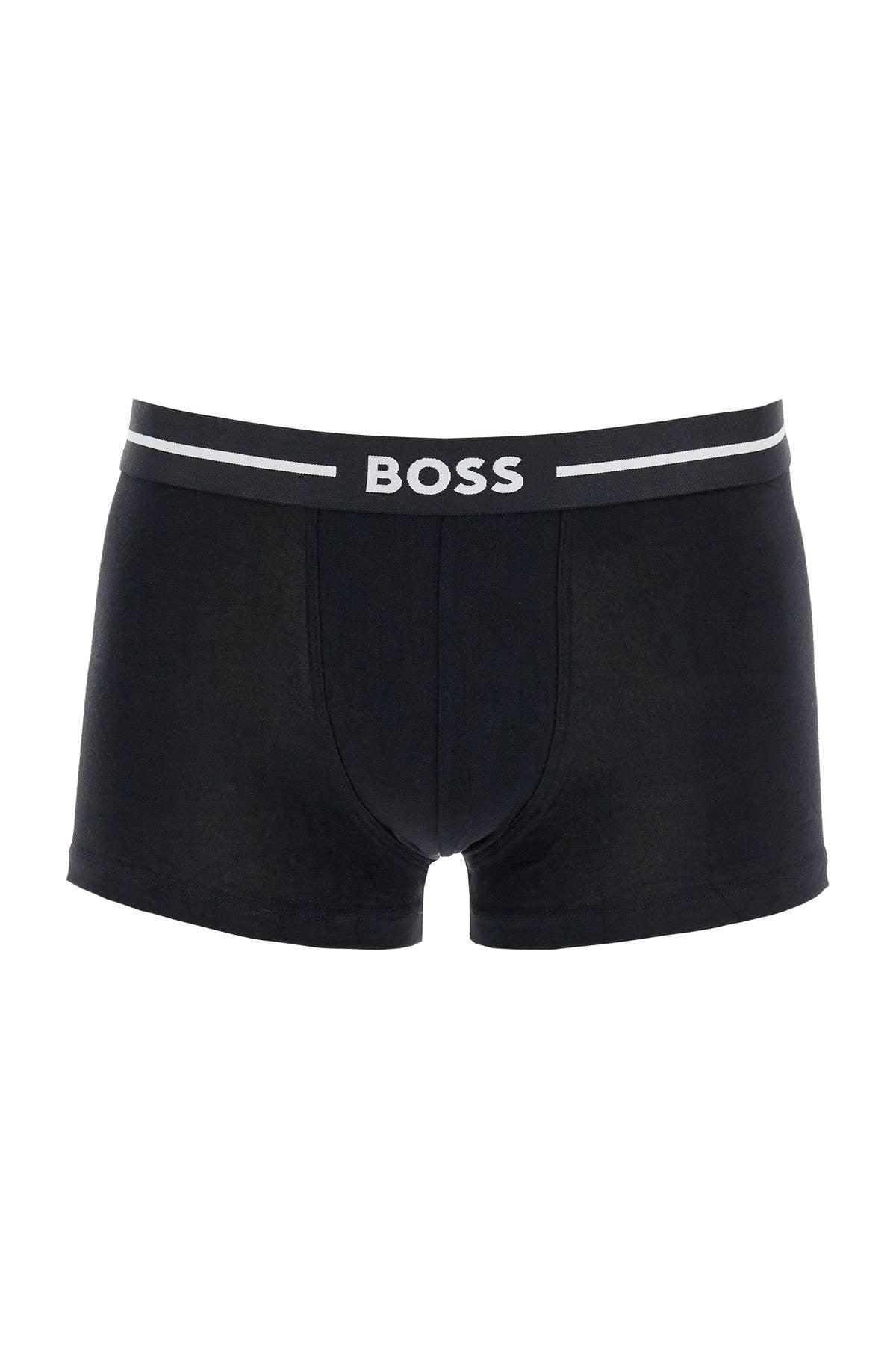 boxer trunk slim fit cotton 3 pieces black and red