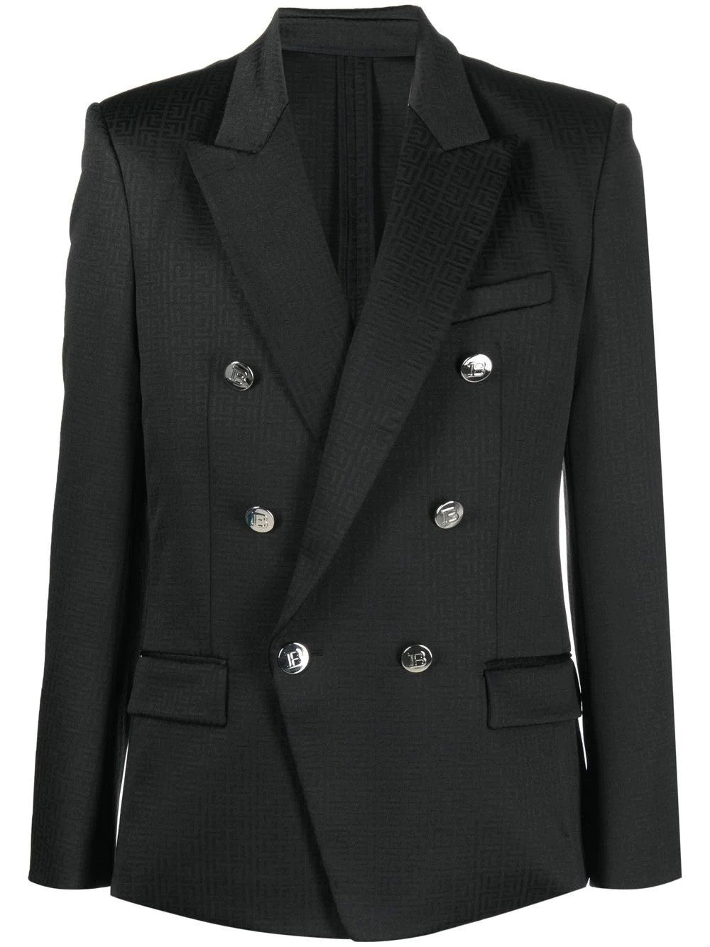 Breasted Monogram Blazer