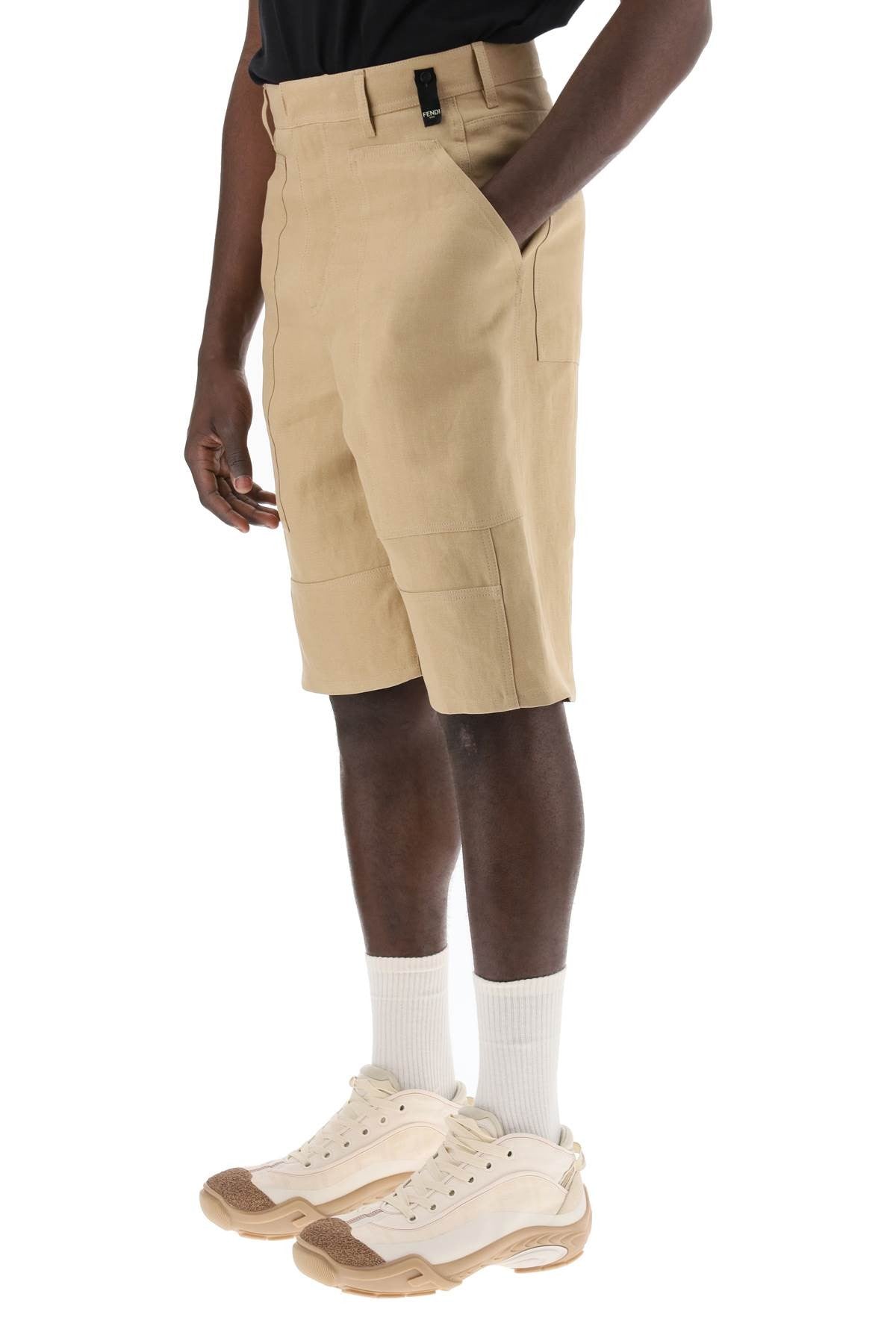 "canvas workwear bermuda shorts