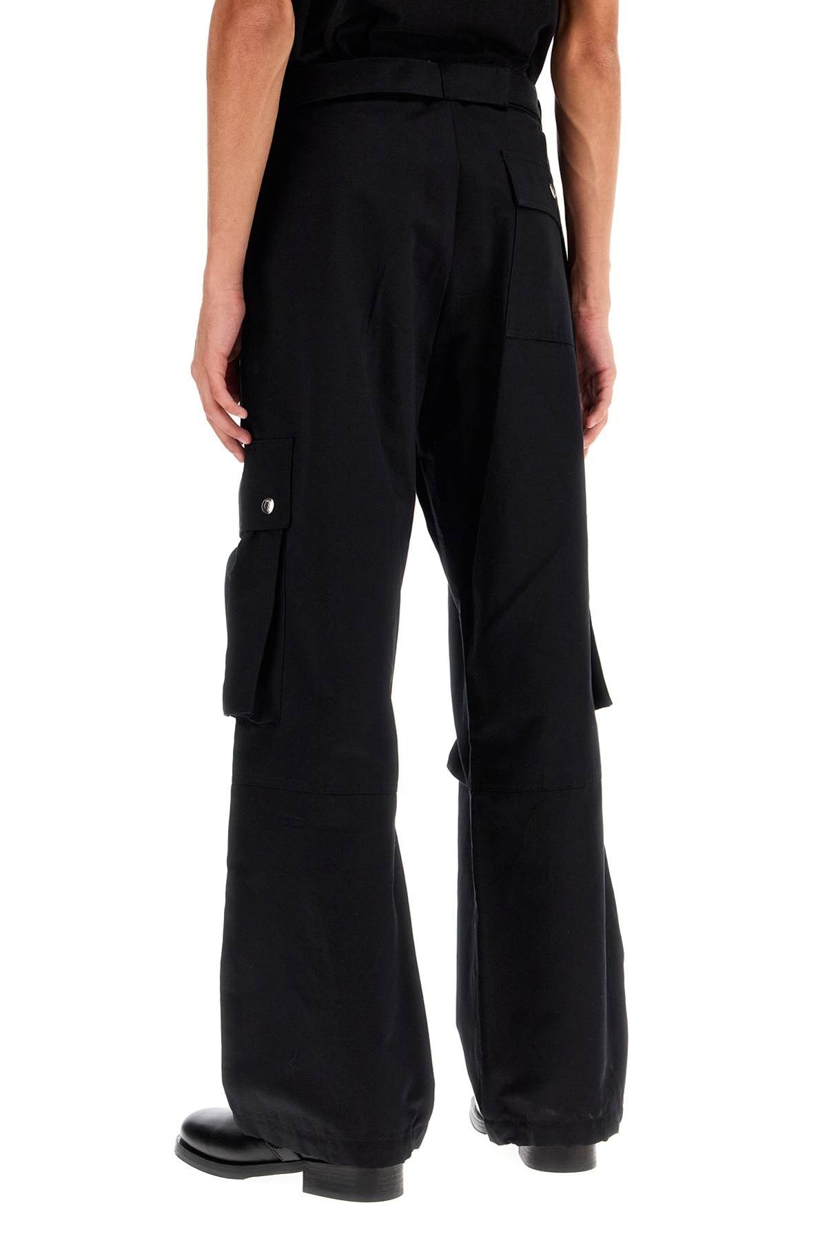 cargo gabardine trousers in eight