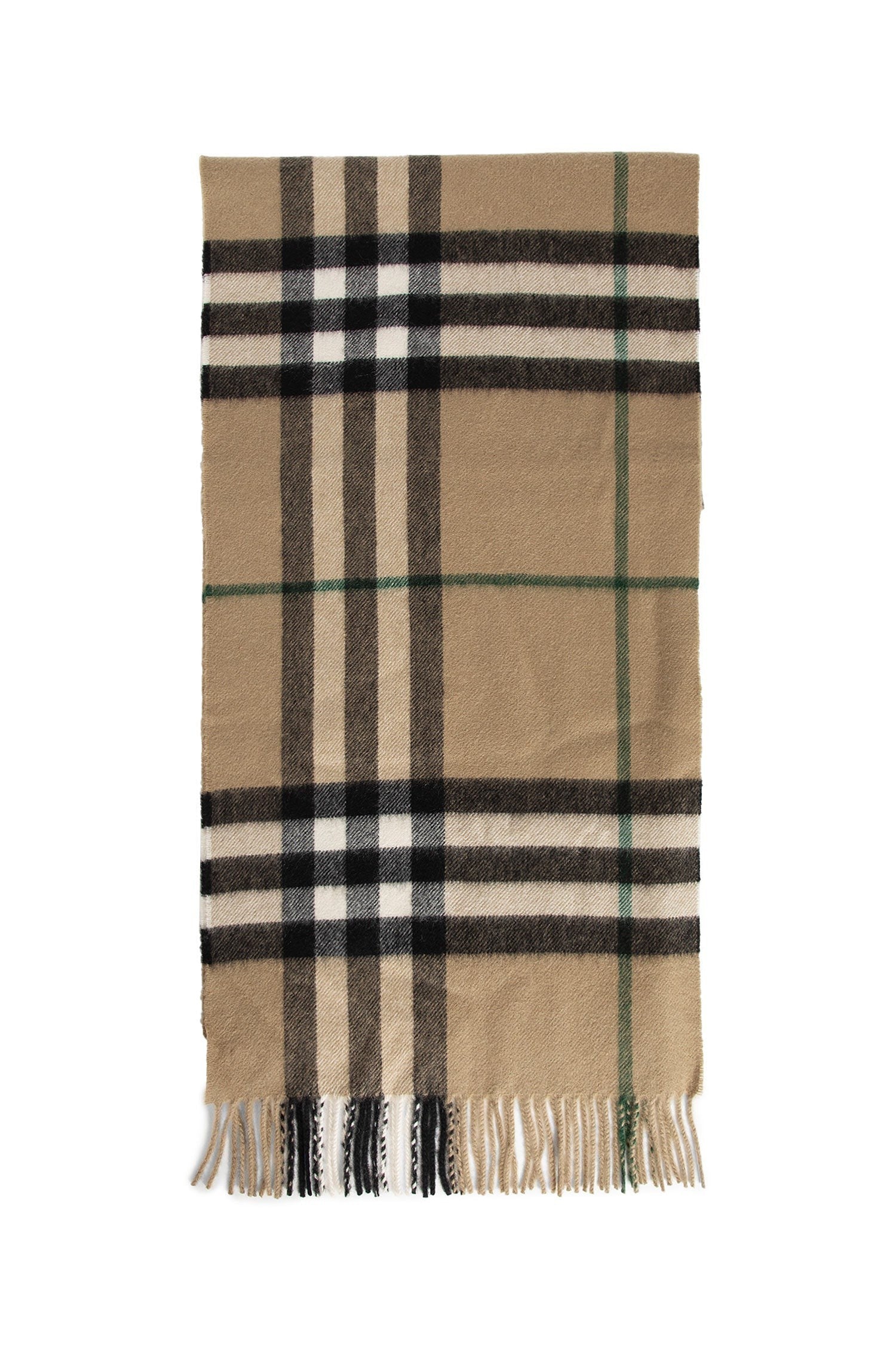Check Cashmere Scarf