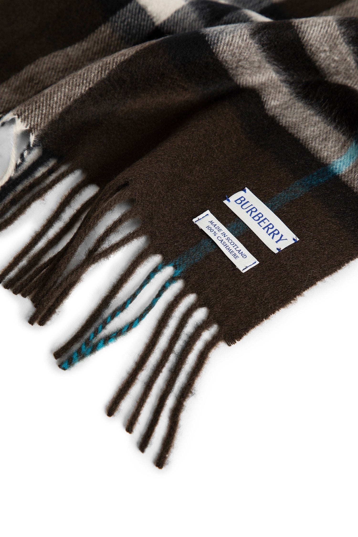 Check Cashmere Scarf