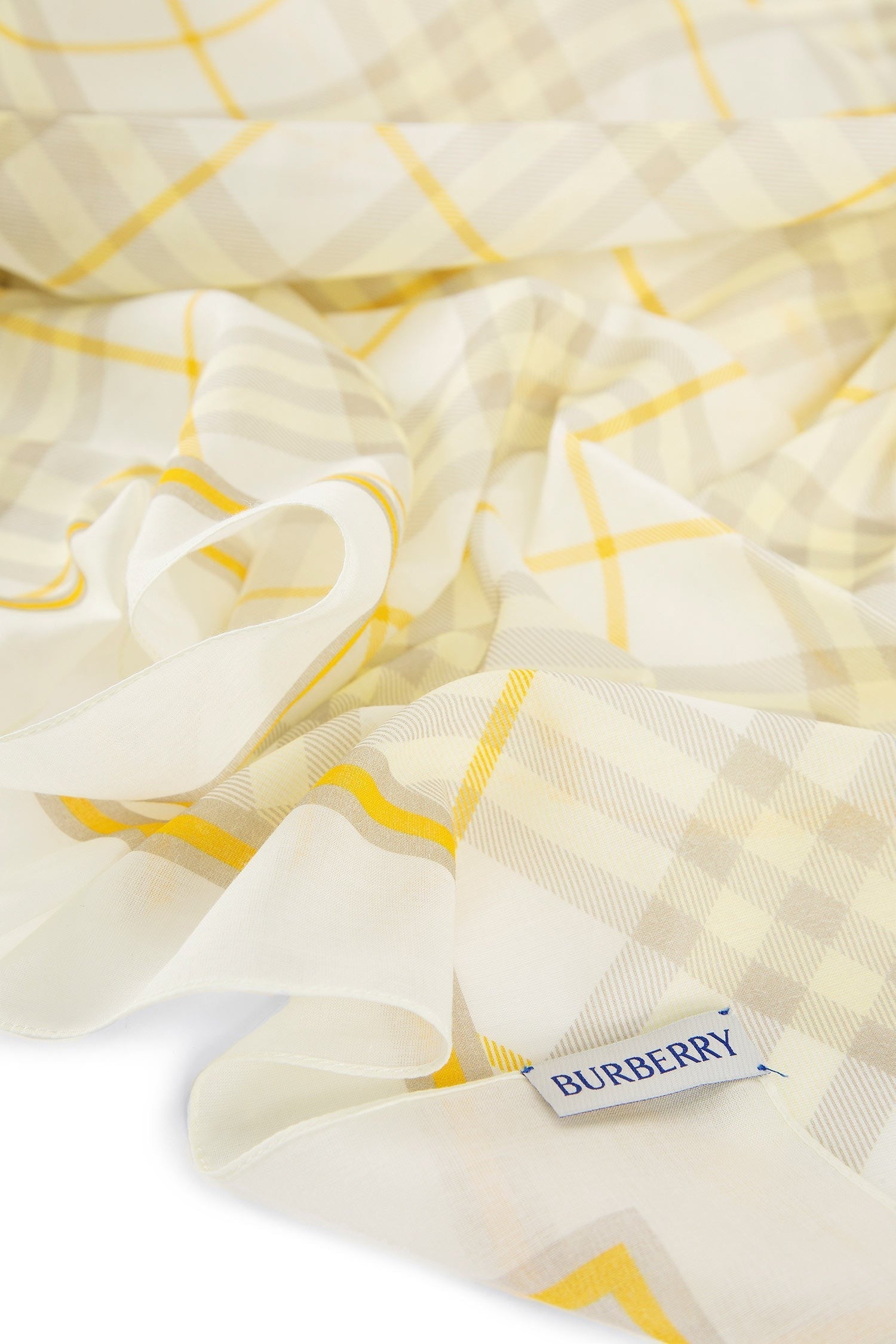 Check Cotton Scarf