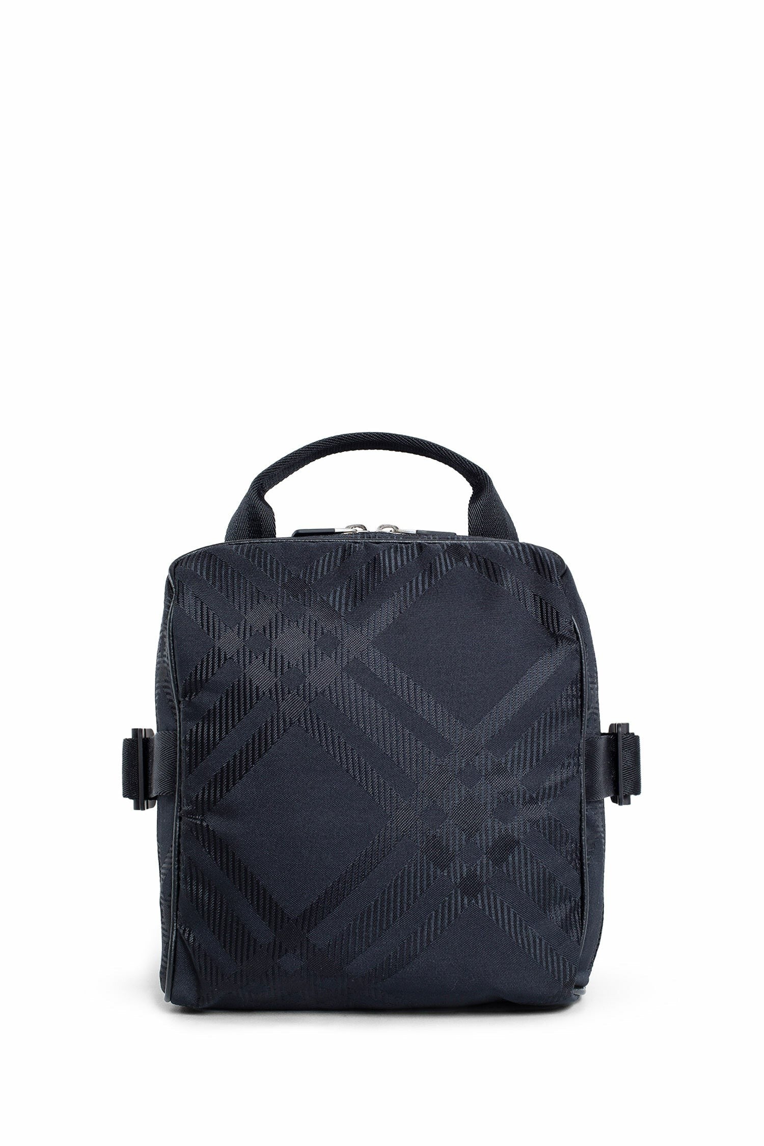Check Jacquard Crossbody Bag
