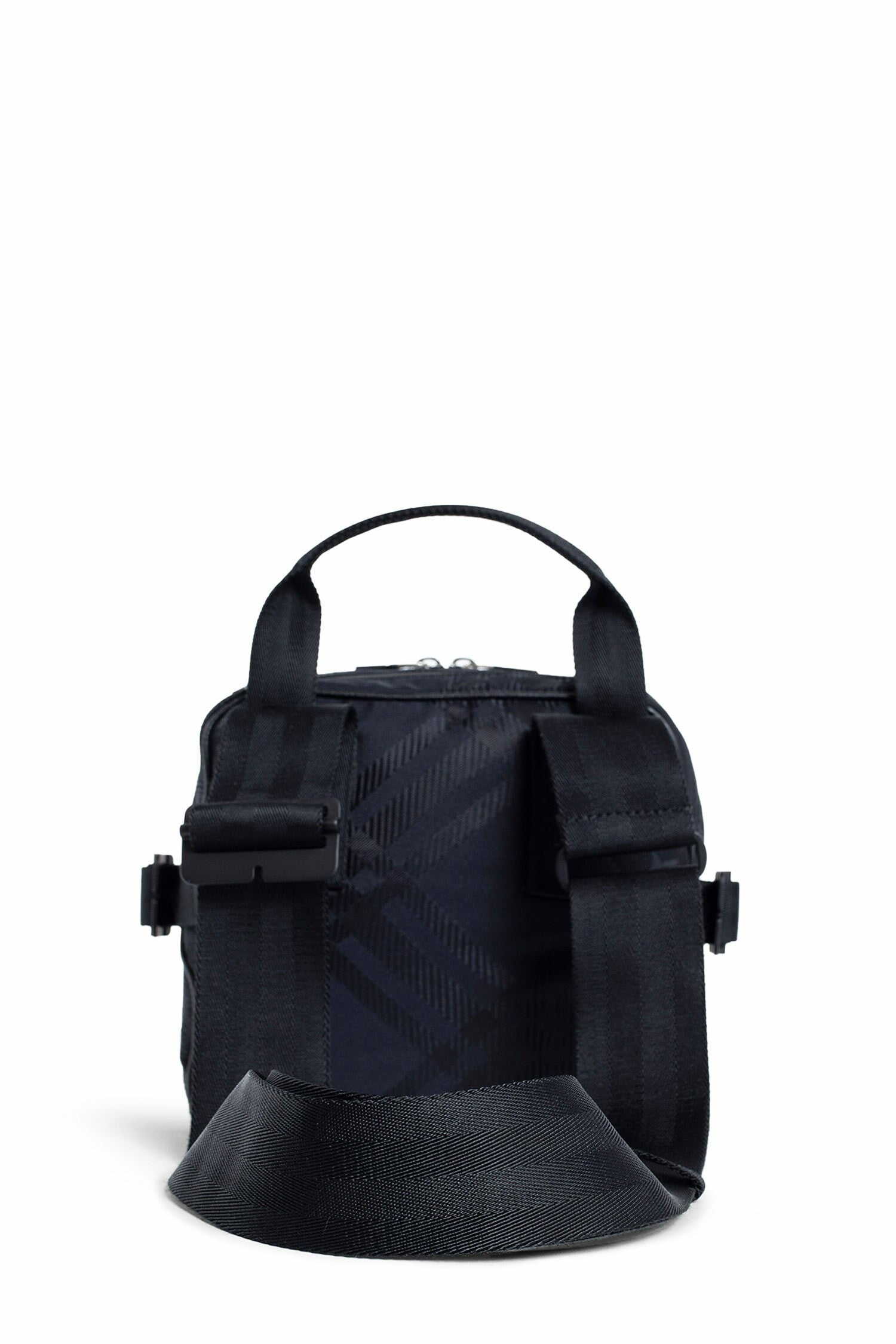Check Jacquard Crossbody Bag