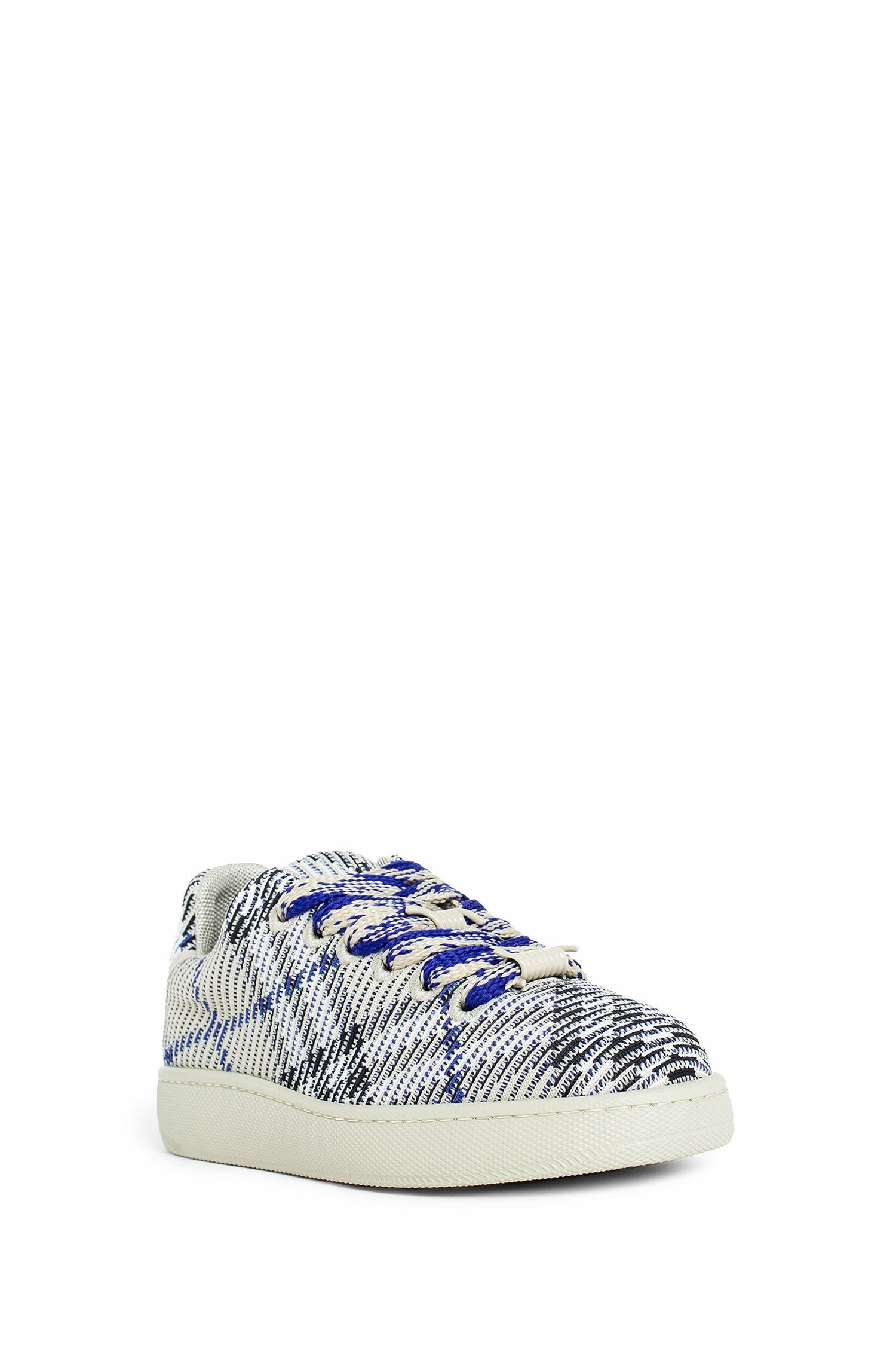 Check Knit Box Sneakers