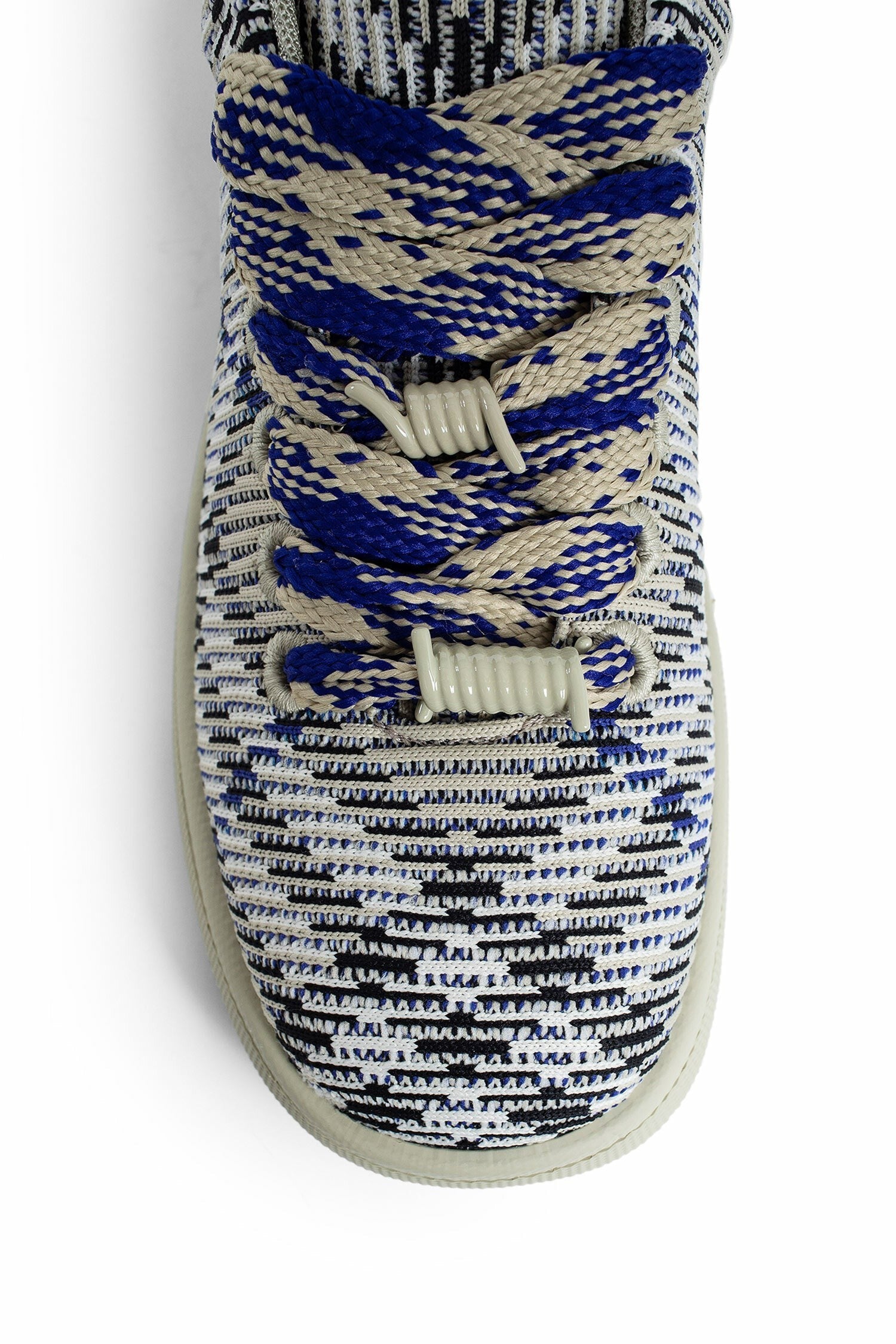 Check Knit Box Sneakers