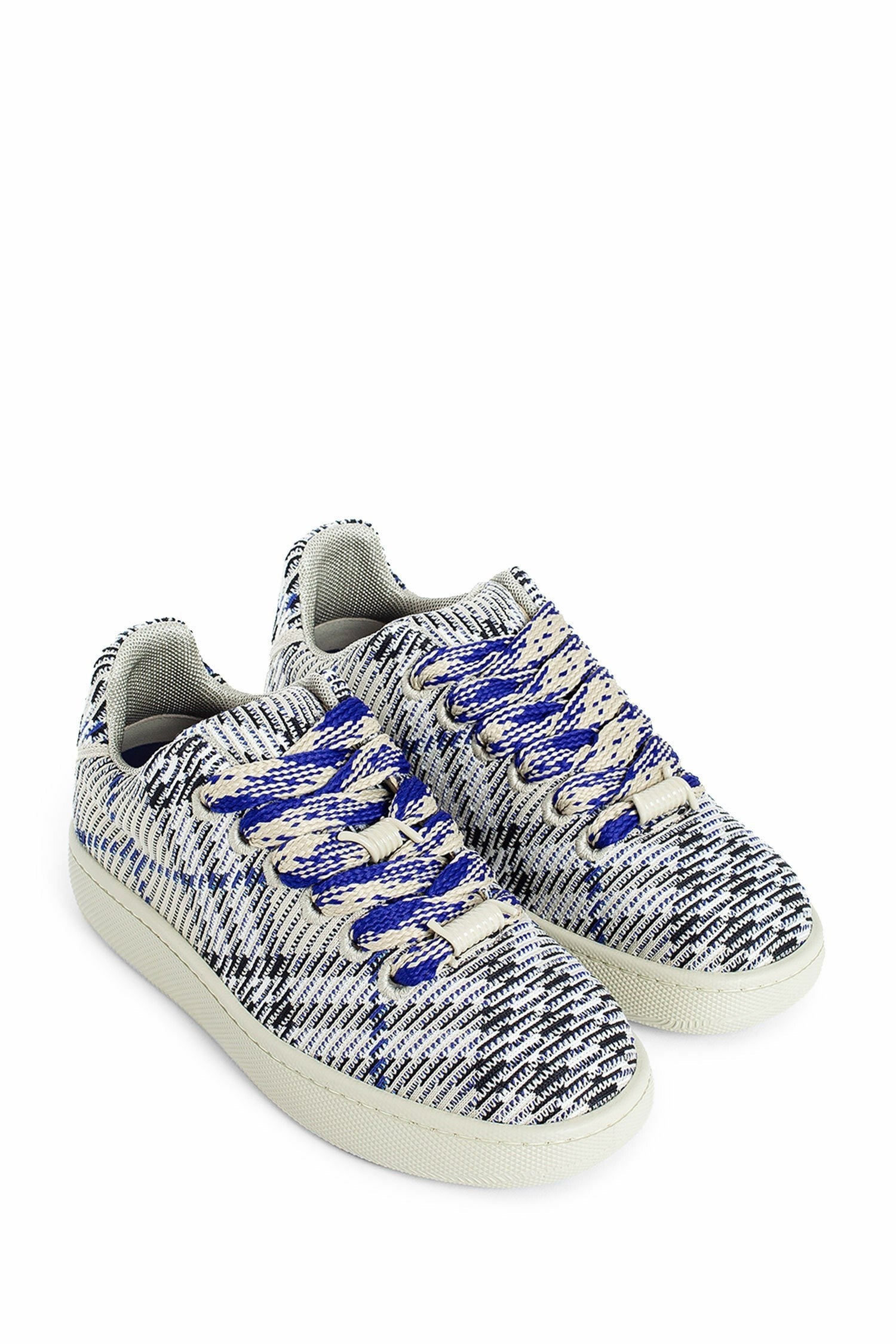 Check Knit Box Sneakers