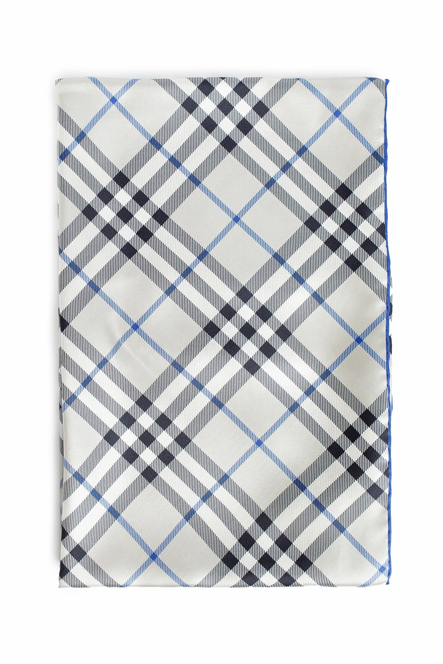 Check Silk Scarf