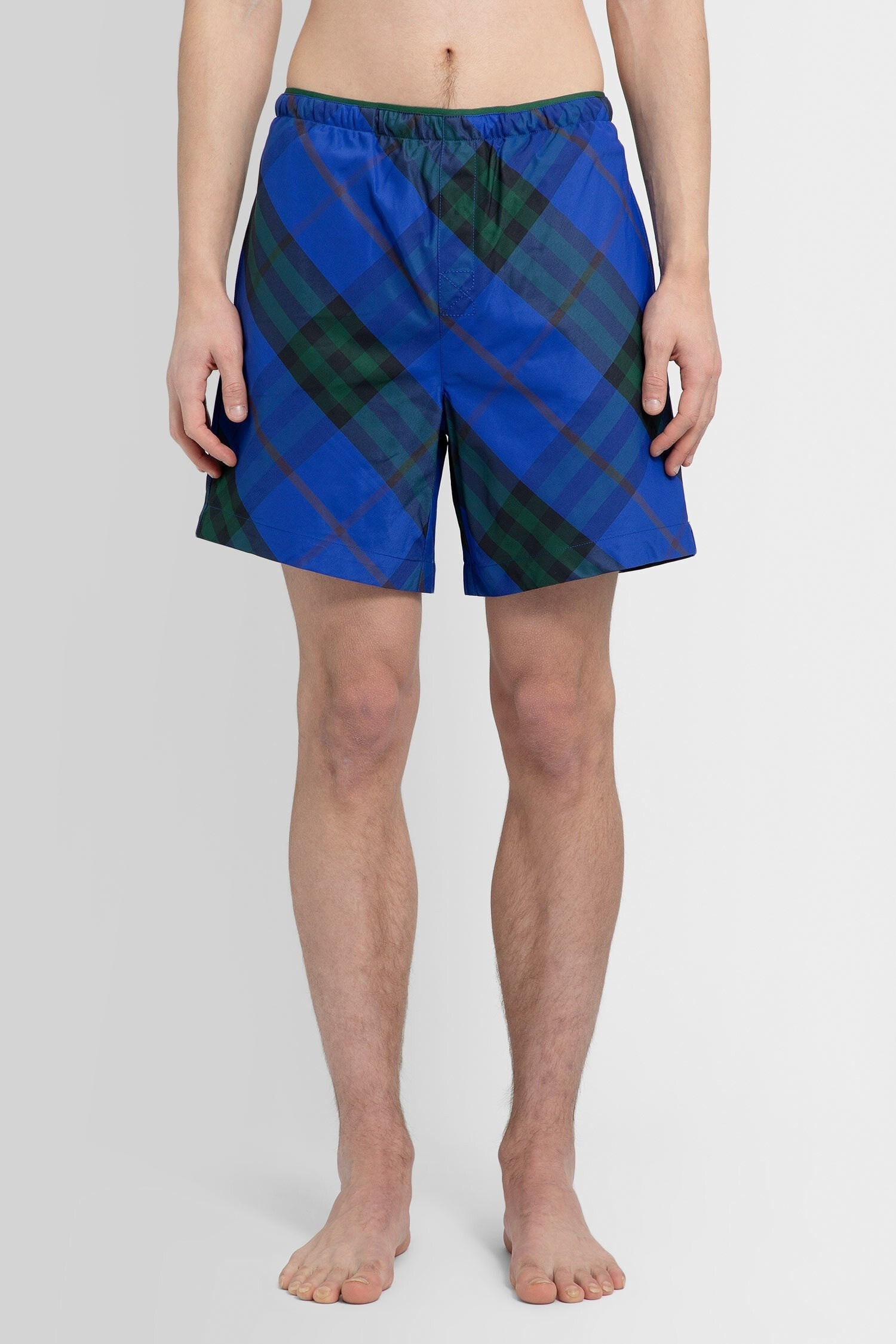 Check Swim Shorts