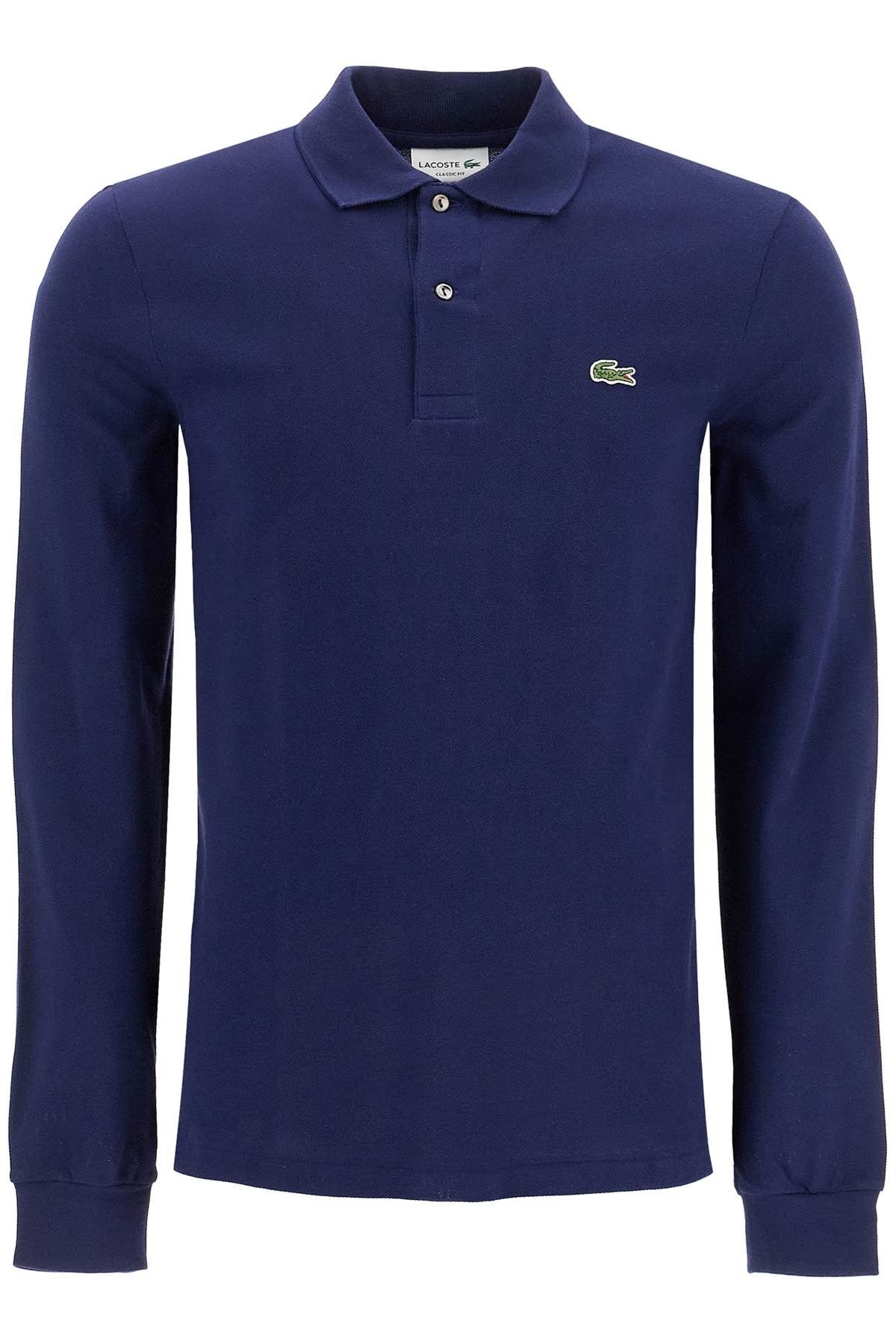 "classic fit long sleeve polo shirt