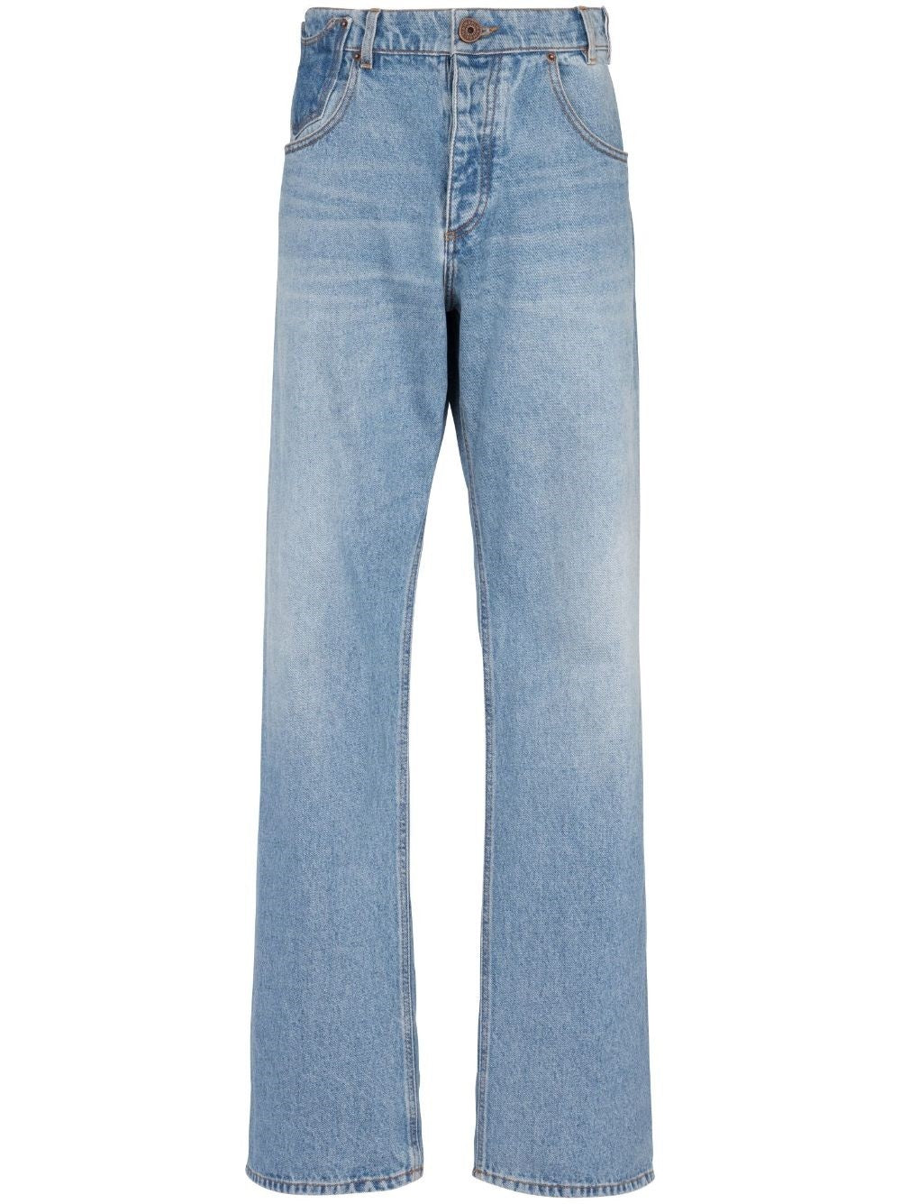 Contrasted Pocket Loose Pants