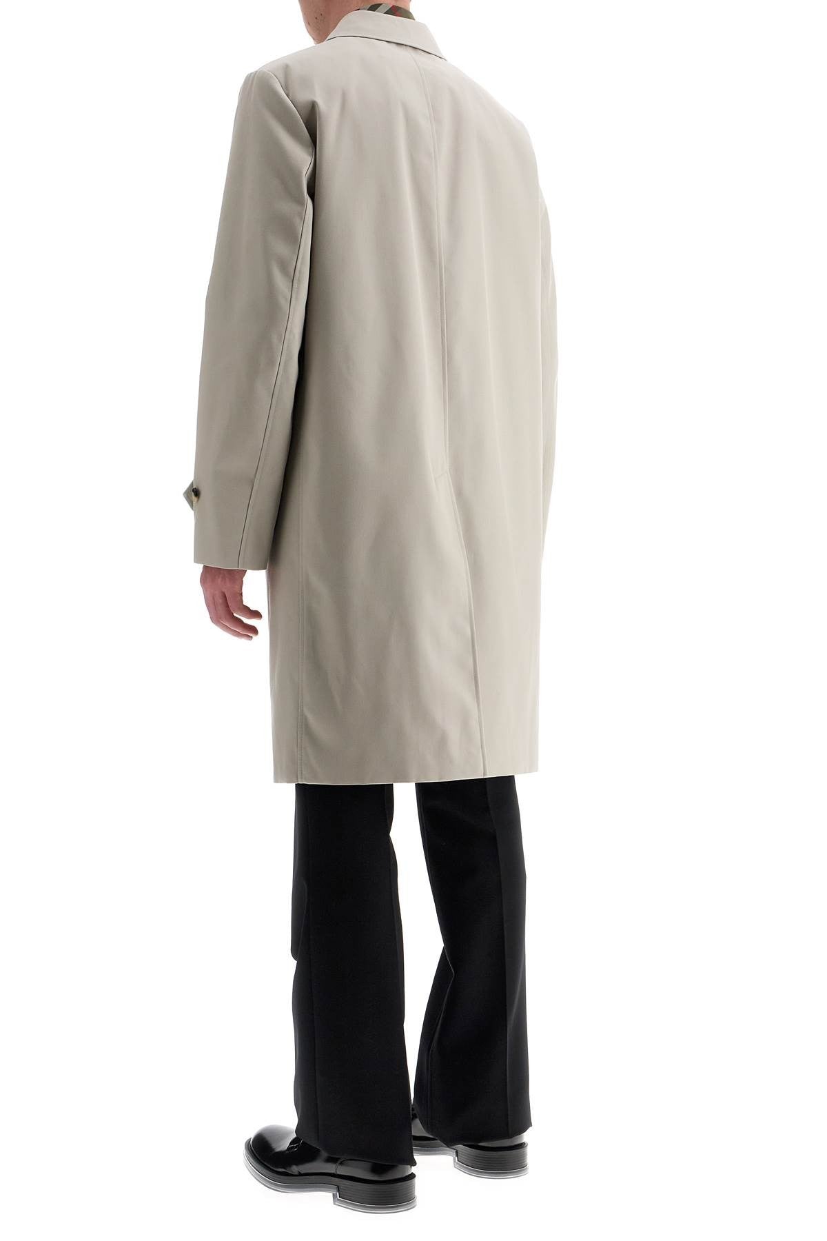 cotton blend car coat in mist