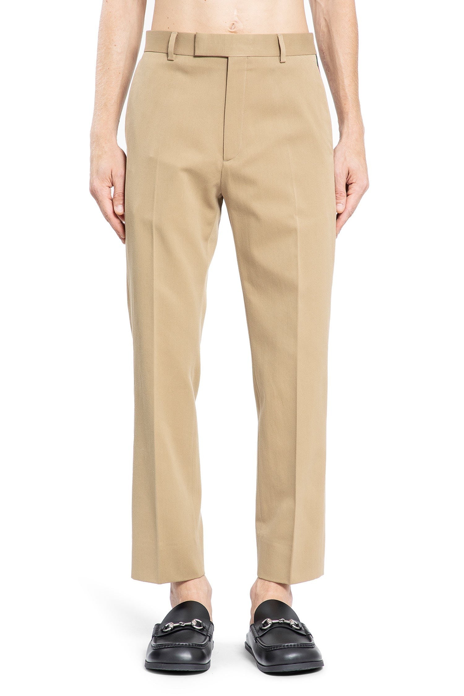 Cotton Garbardine Web Trousers