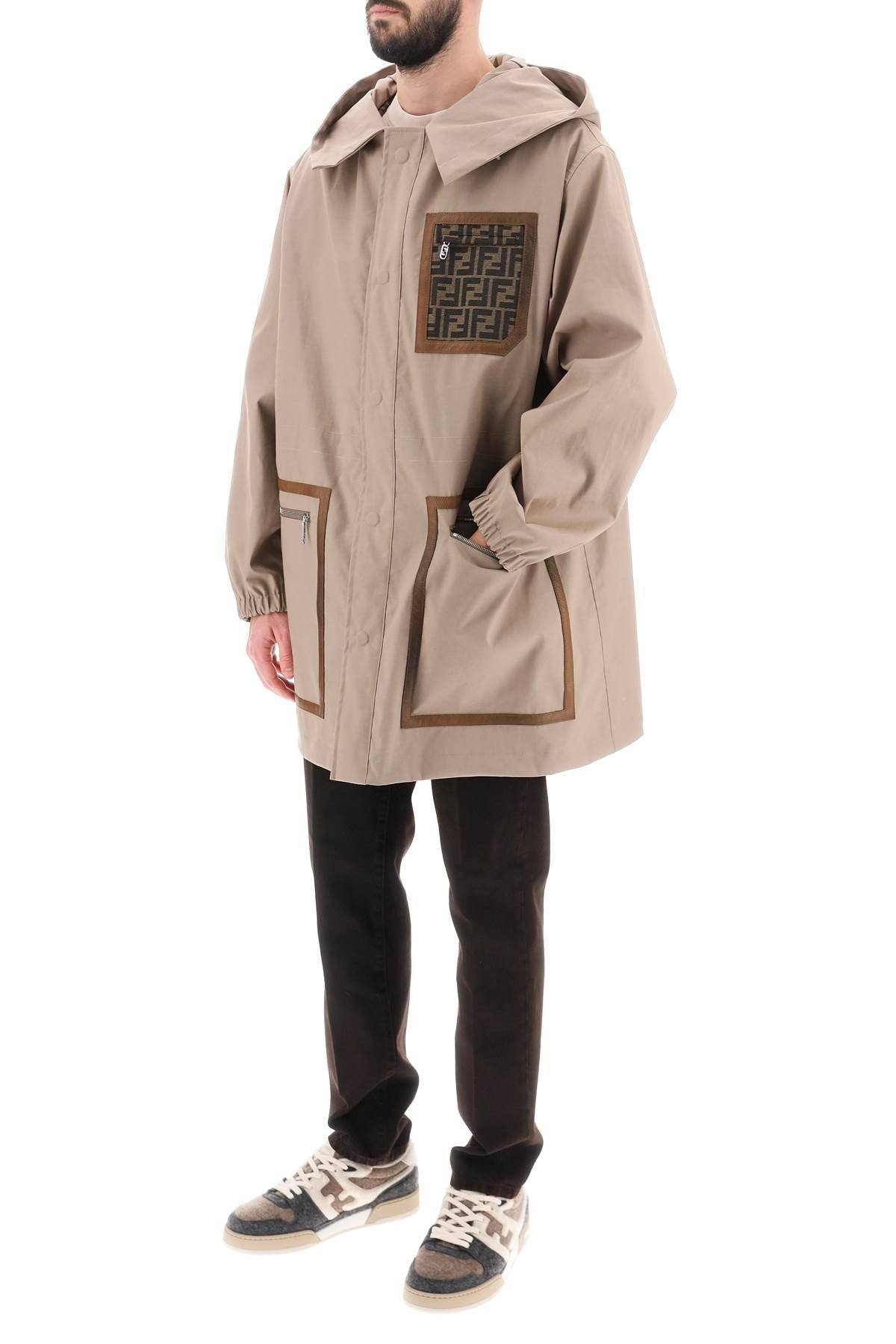cotton hooded parka