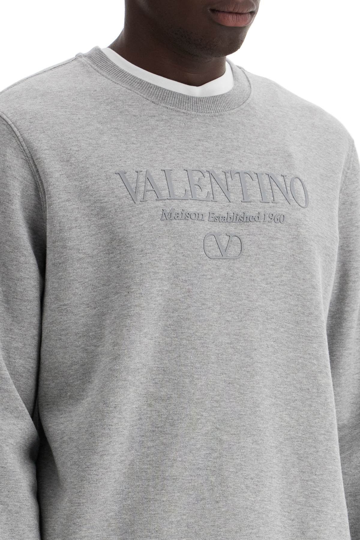 crewneck sweatshirt with logo