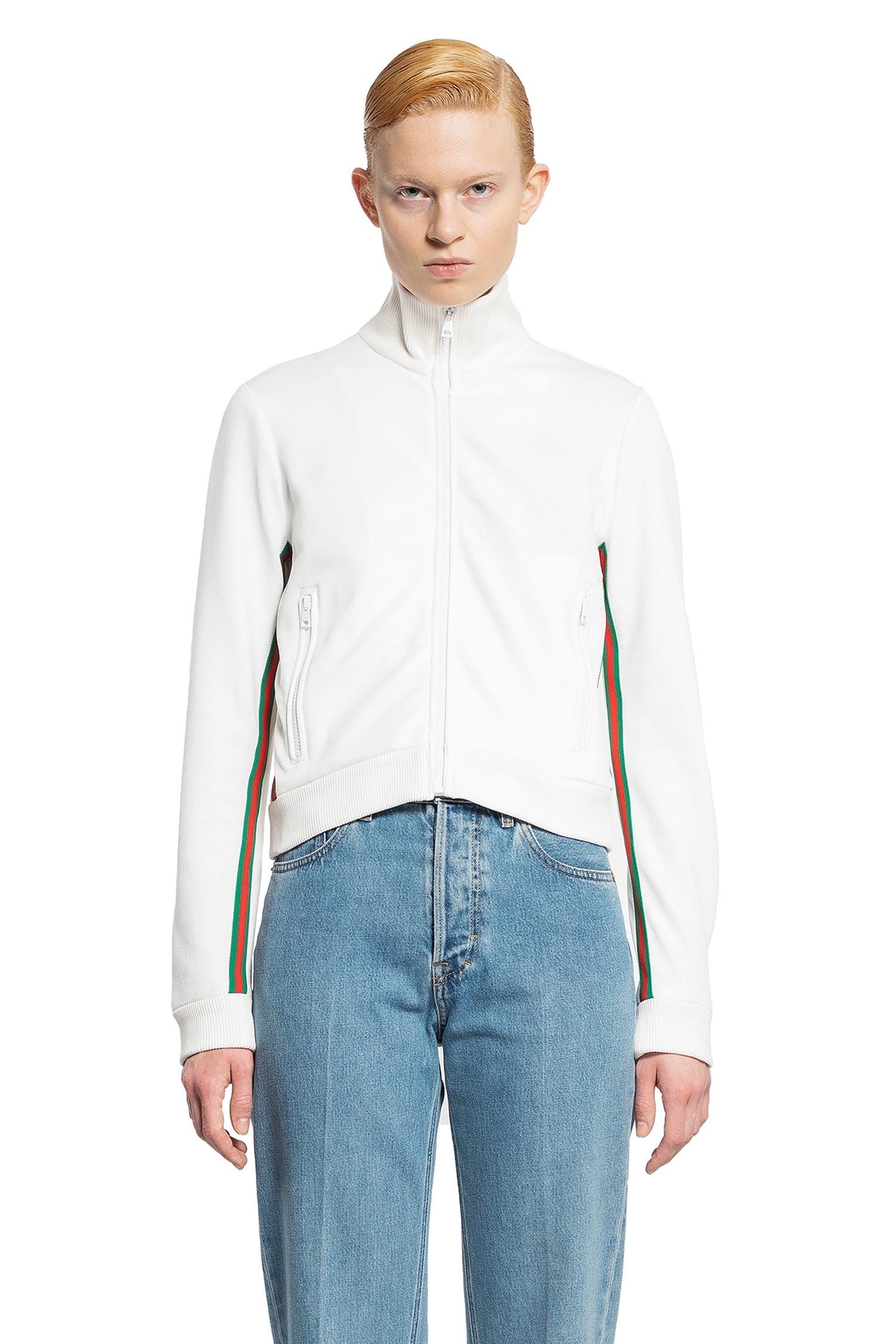 Cropped Web Track Jacket