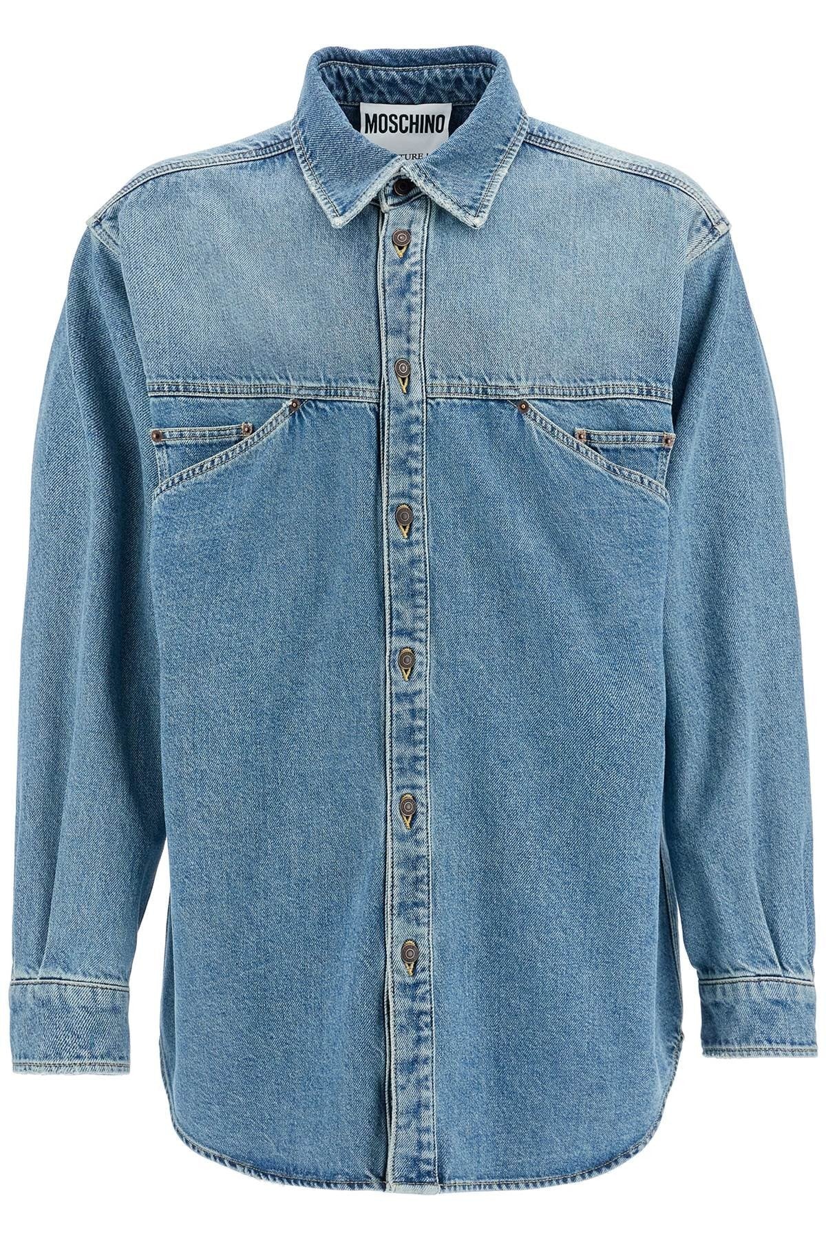 denim shirt with pockets