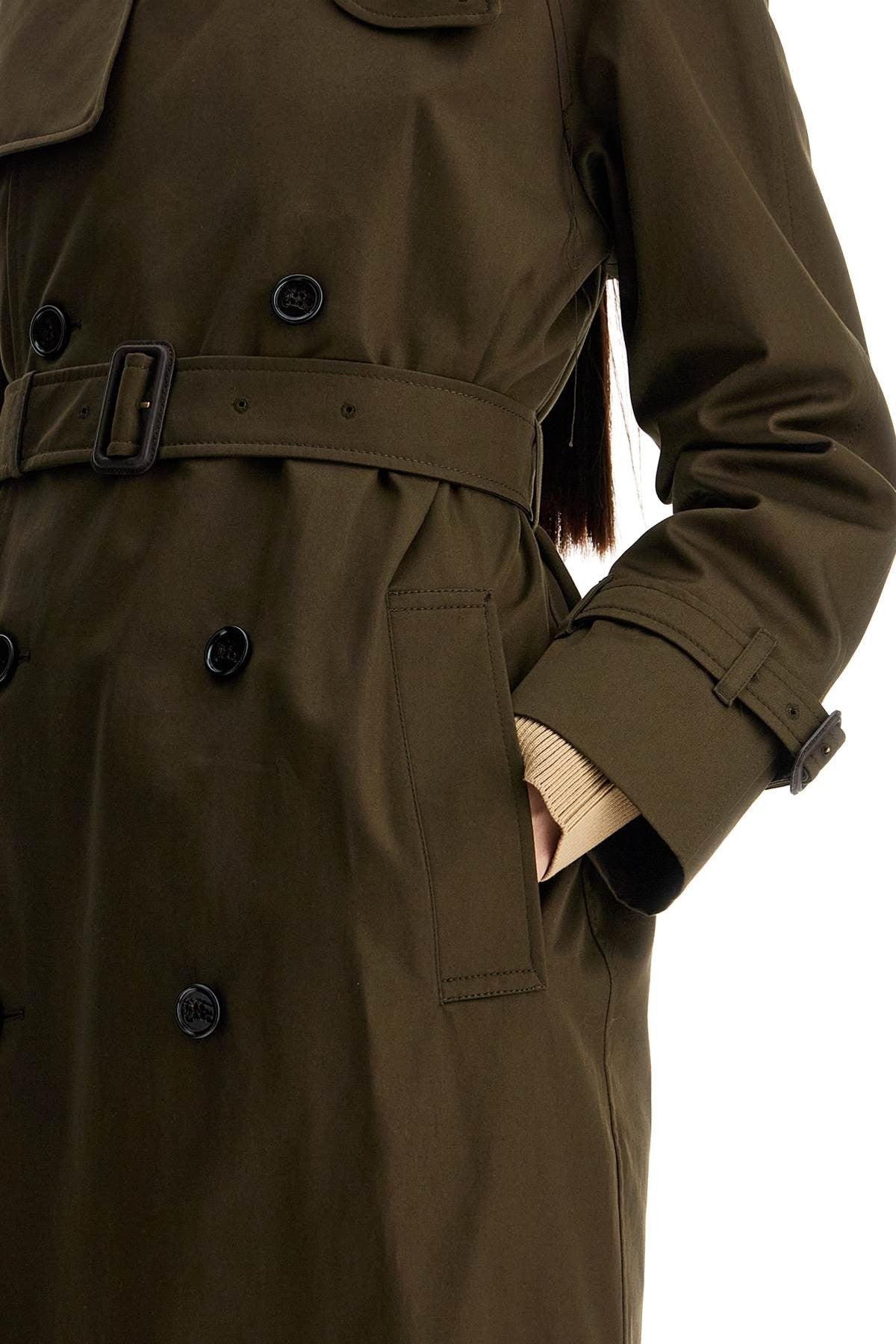 Double-Breasted Trench Coat With