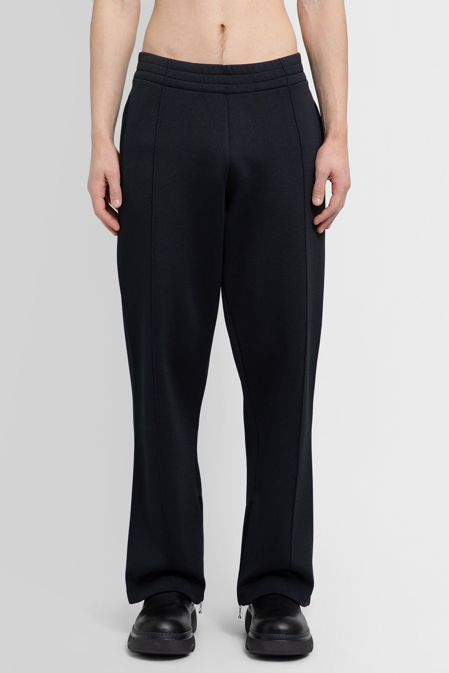 Double-Faced Viscose Blend Track Pants