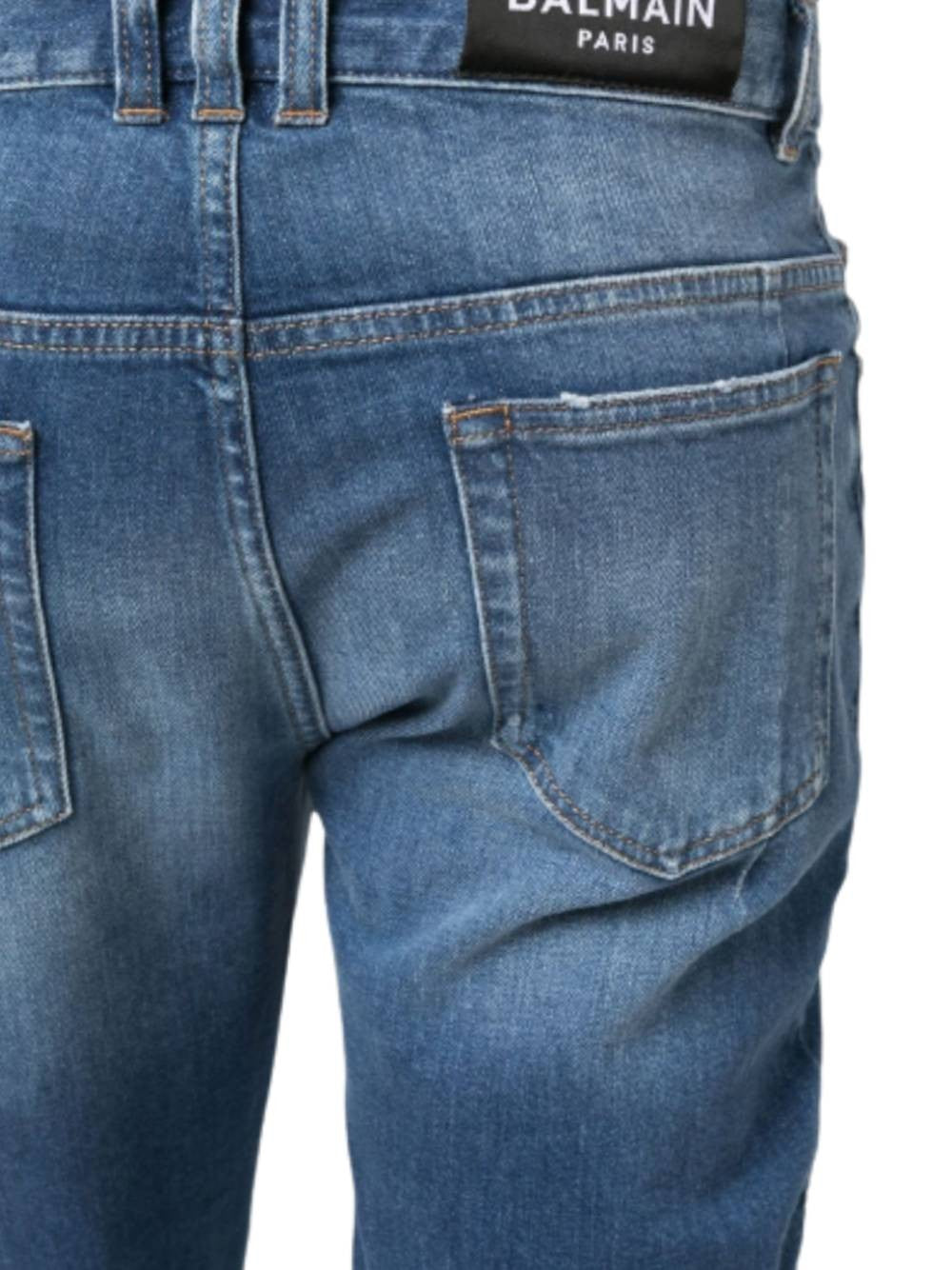 Double Stonewash Slim Jeans